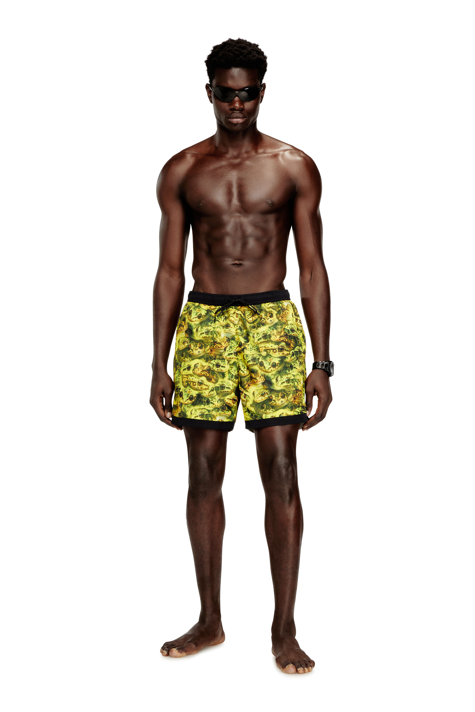 Diesel - SOCCER-41-D-POP-C, Maillot de bain style boxeur avec imprimé intégral. Homme in ToBeDefined - 2