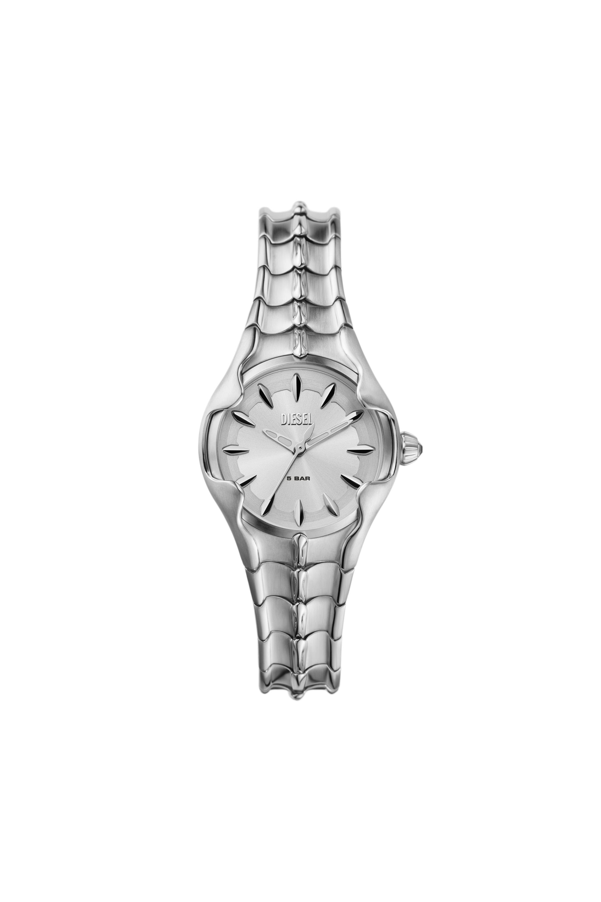 Diesel - DZ5605, Montre Vert à trois aiguilles en acier inoxydable Femme in Gris argenté - 1
