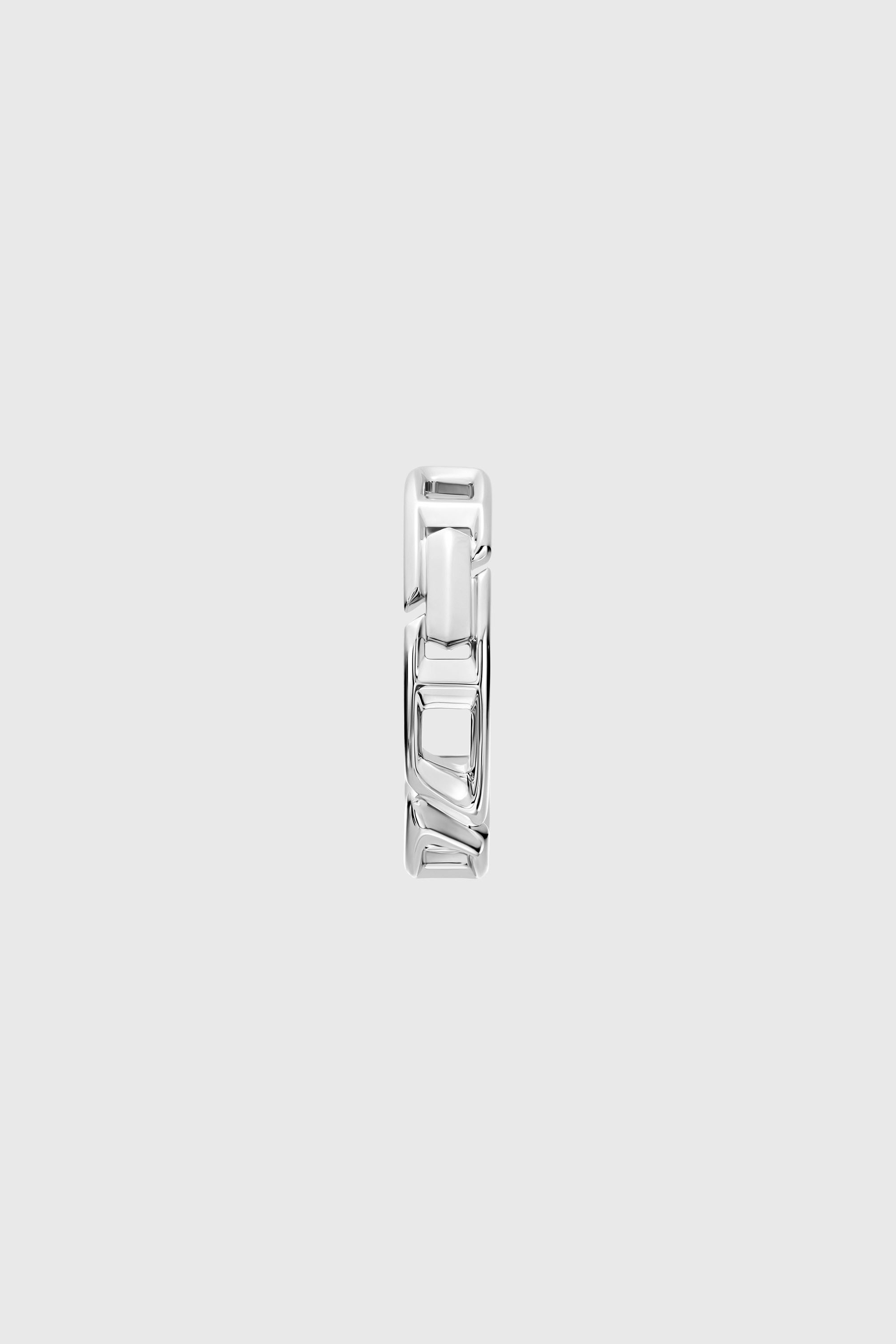 Diesel - DL1361040 STERLING SILVER JEWEL, Cr&eacute;ole en argent sterling Mixte in Gris argent&eacute; - 2