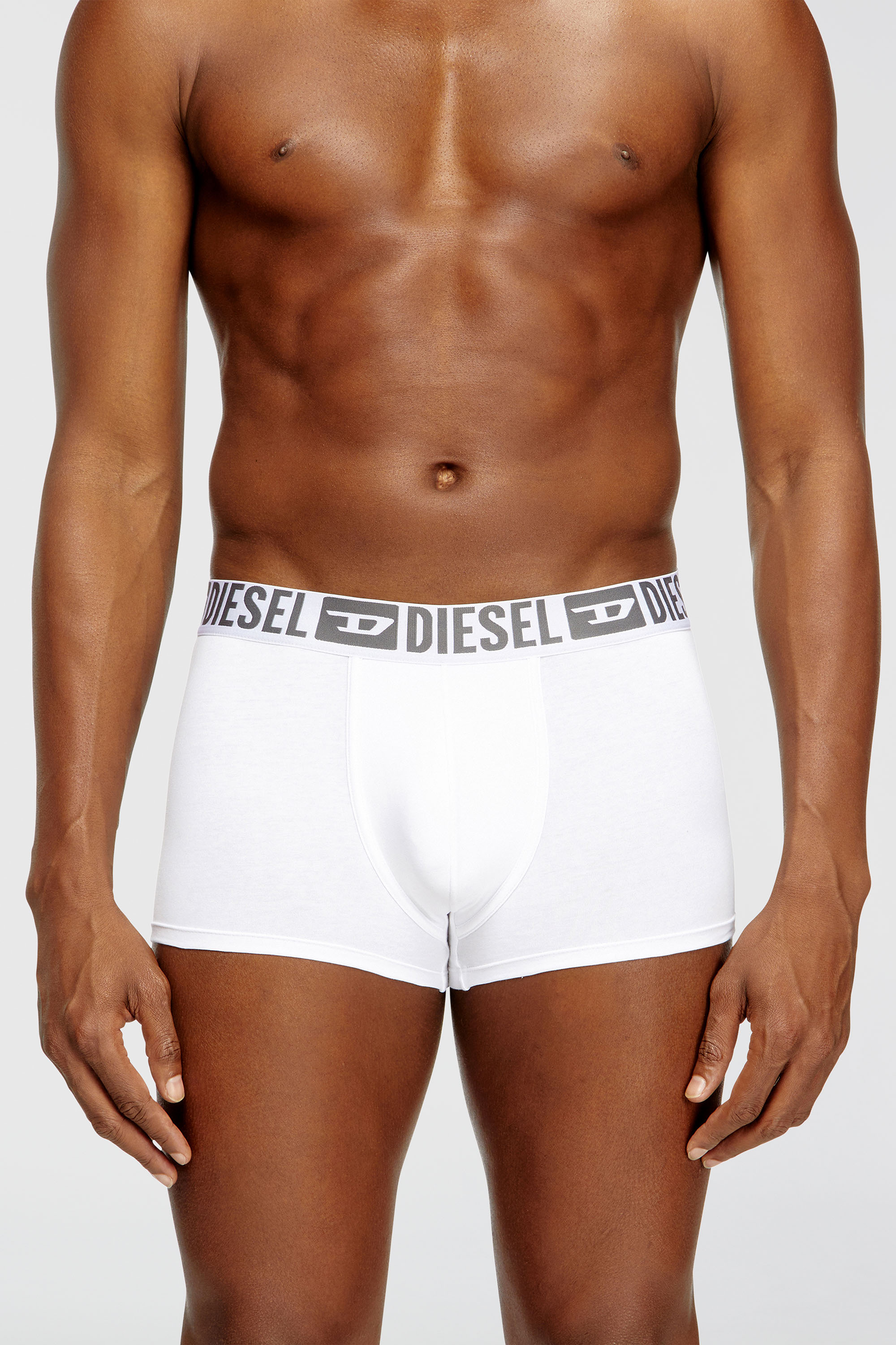 Diesel - MIKE-D-CORE-3PACK, Lot de trois boxers en coton stretch avec ceinture ton sur ton Homme in Polychrome - 2