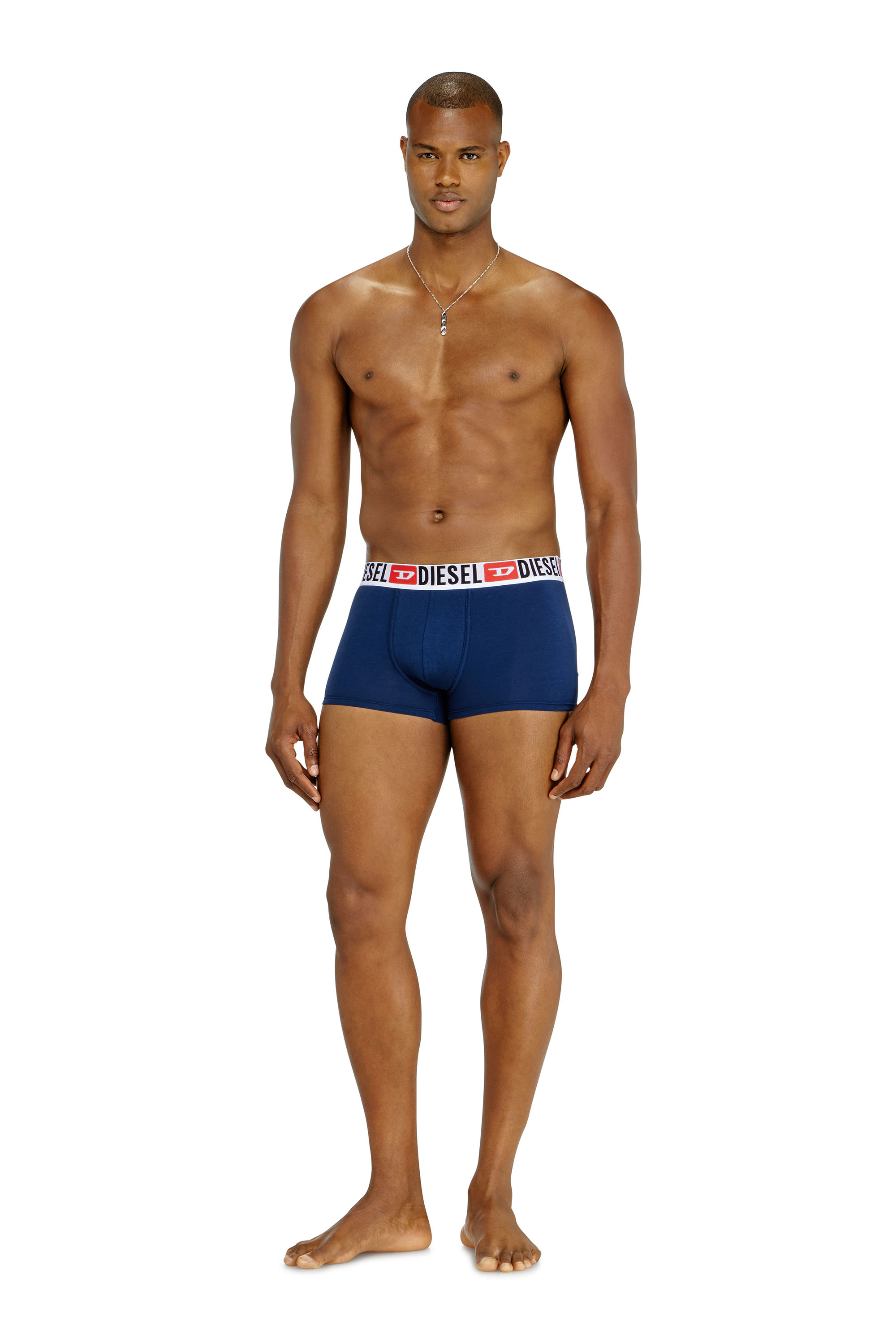 Diesel - UMBX-DAMIENTHREEPACK, Lot de trois boxers avec taille orn&eacute;e du logo sur toute la surface Homme in Polychrome - 2