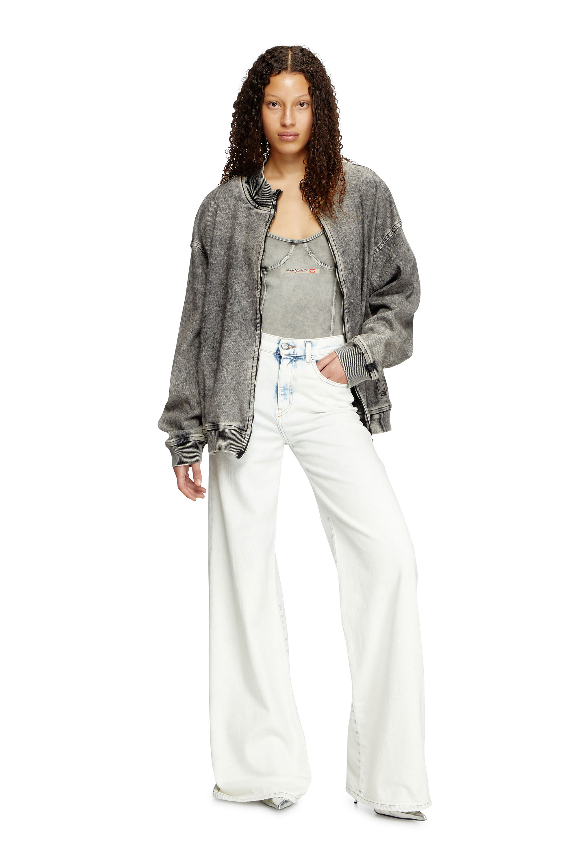 Diesel - Flare Jeans 1978 D-Akemi 09L33 Femme, Bleu Clair - Image 1