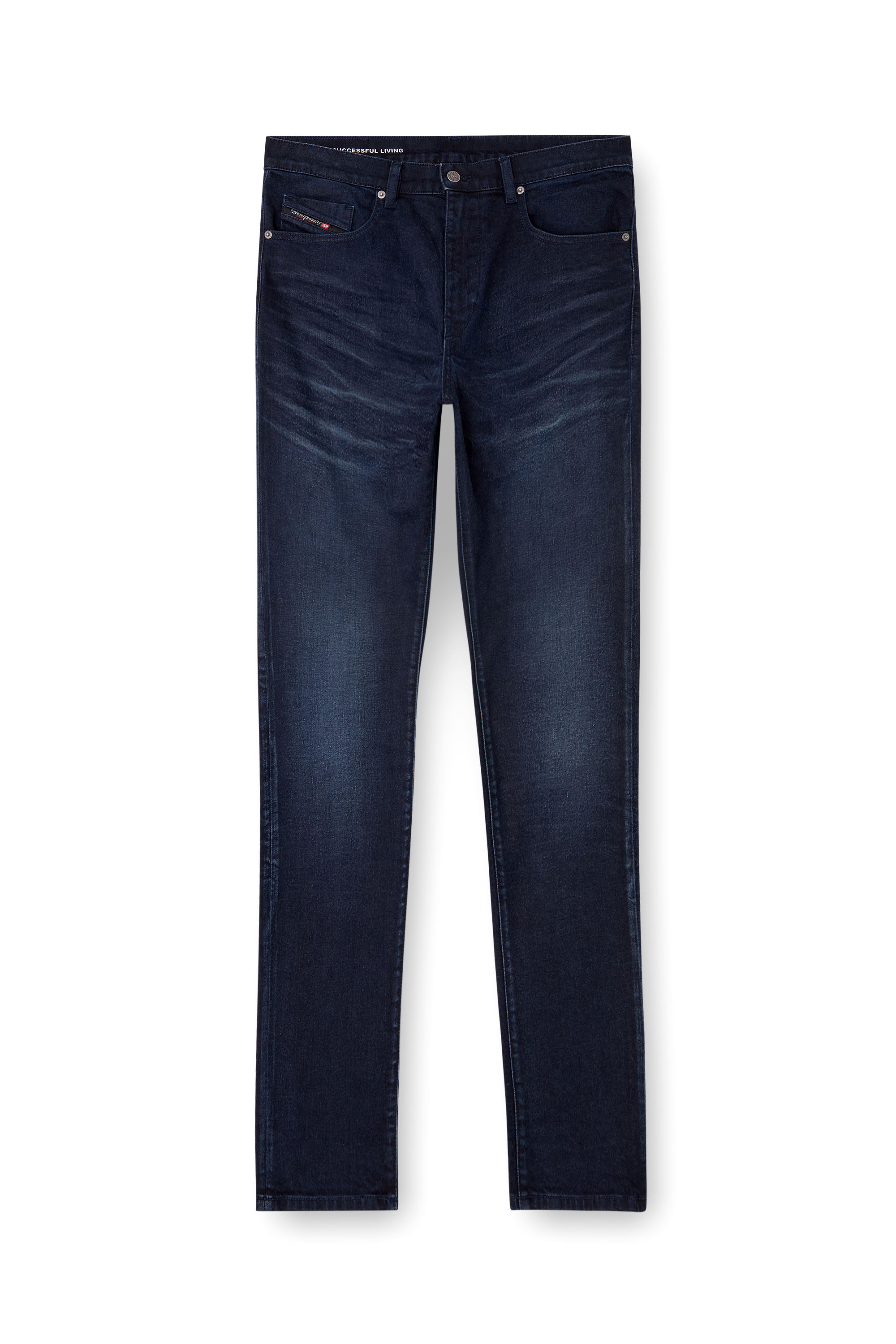 Diesel - Slim Jeans 2019 D-Strukt 0BMBX Homme, Bleu Fonc&eacute; - Image 4