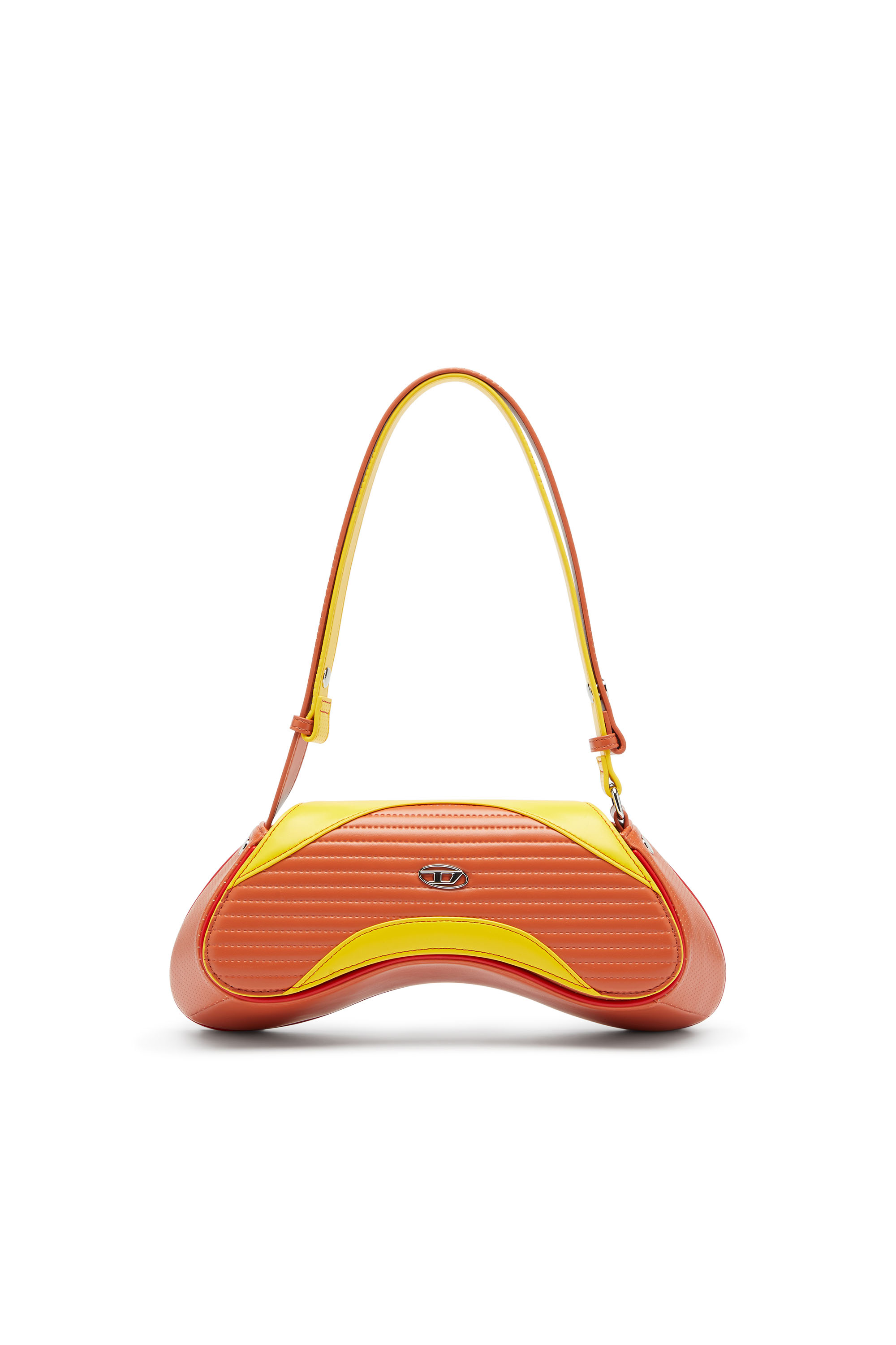 Diesel - PLAY CROSSBODY, Play - Sac bandouli&egrave;re en PU matelass&eacute; perfor&eacute; Femme in Polychrome - 1
