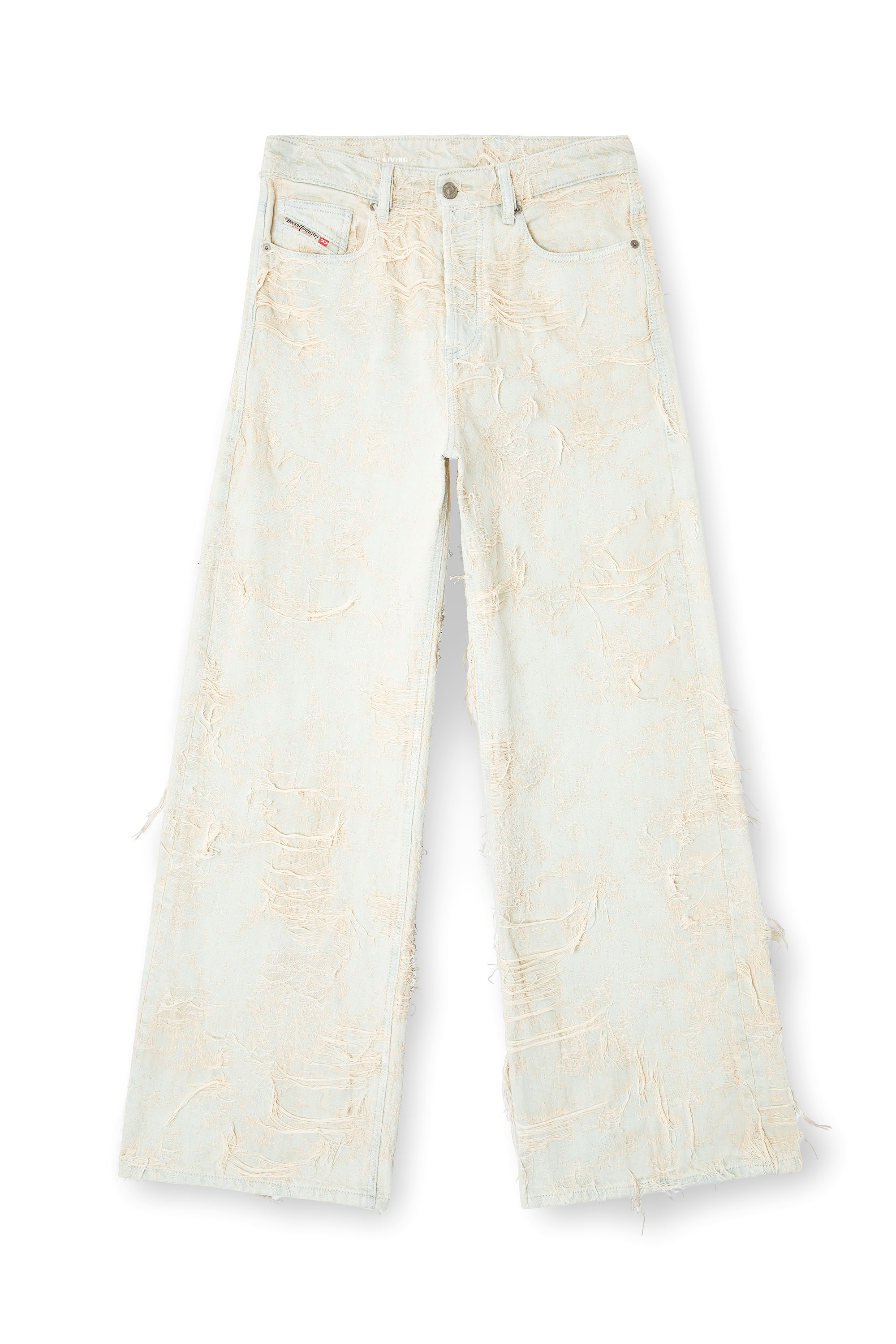 Diesel - Relaxed Jeans 1996 D-Sire 09M40 Femme, Blanc - Image 3