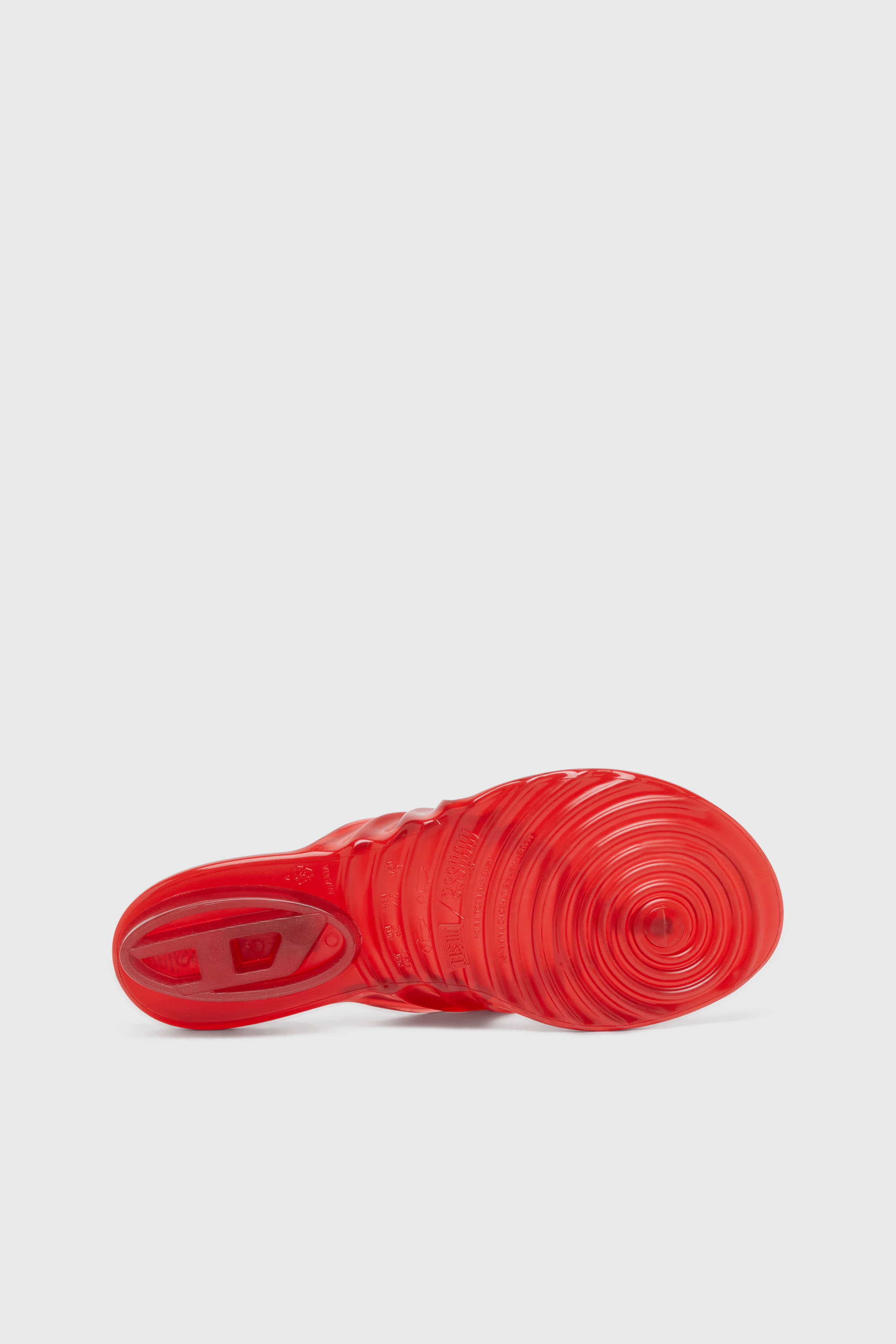 Diesel - MELISSA QUANTUM THONG, Tong sculpturale en Melflex&reg; Femme in Rouge - 5