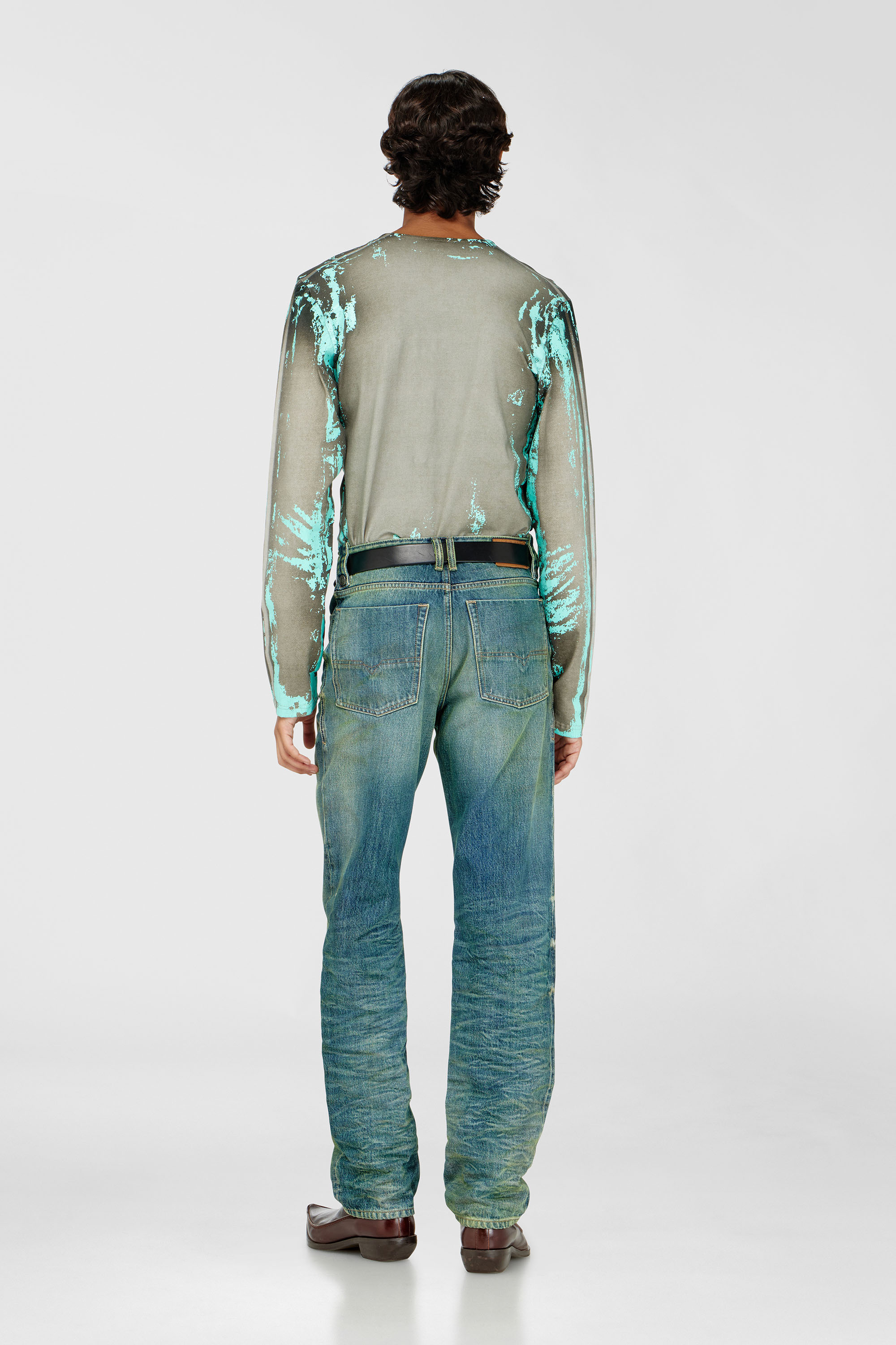 Diesel - Regular Jeans 1991 D-Voeed 007FV Homme, Bleu moyen - Image 3