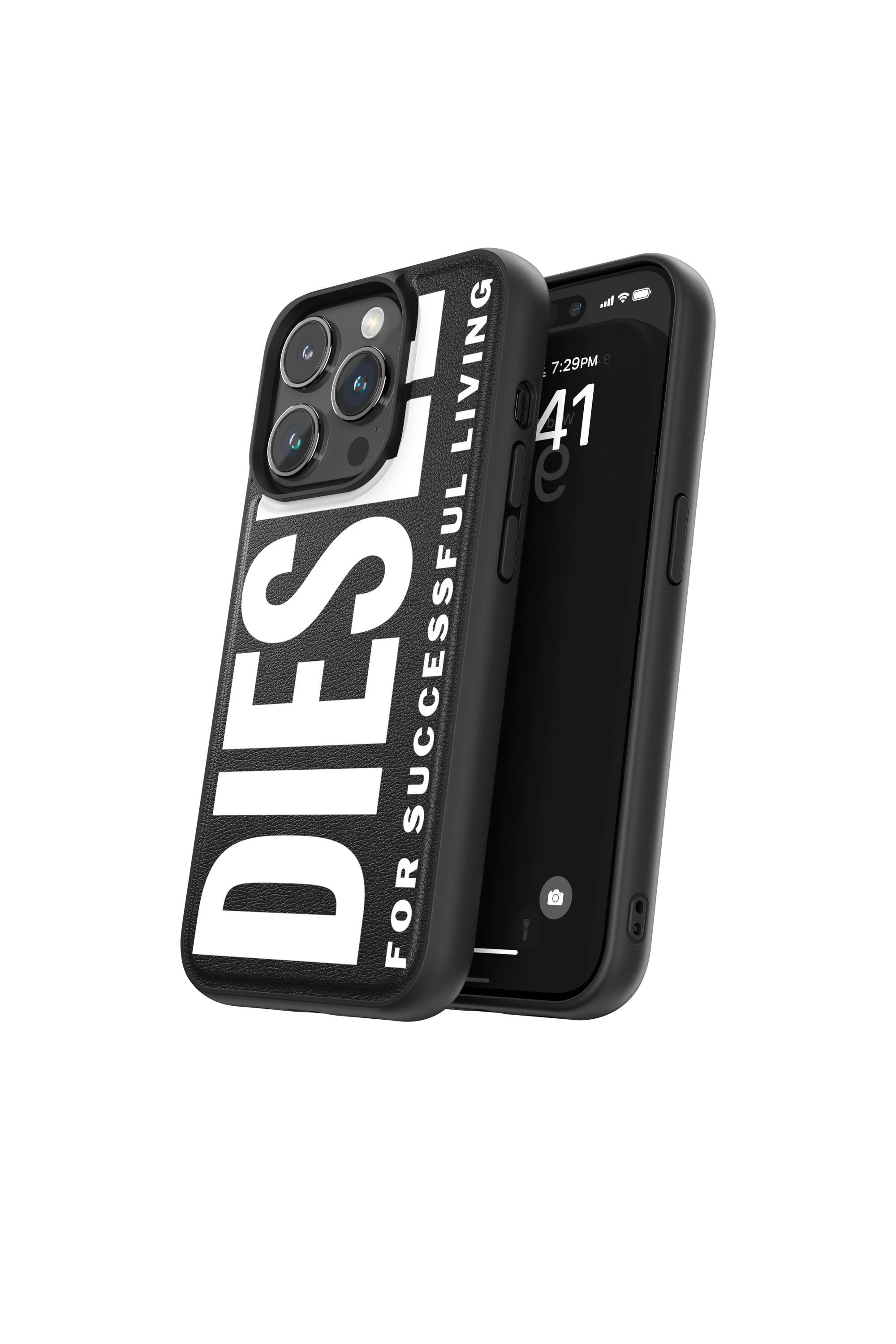 Diesel - 54166 MOULDED CASE, Mixte Coque moulée iP15 Pro in Noir - Image 3