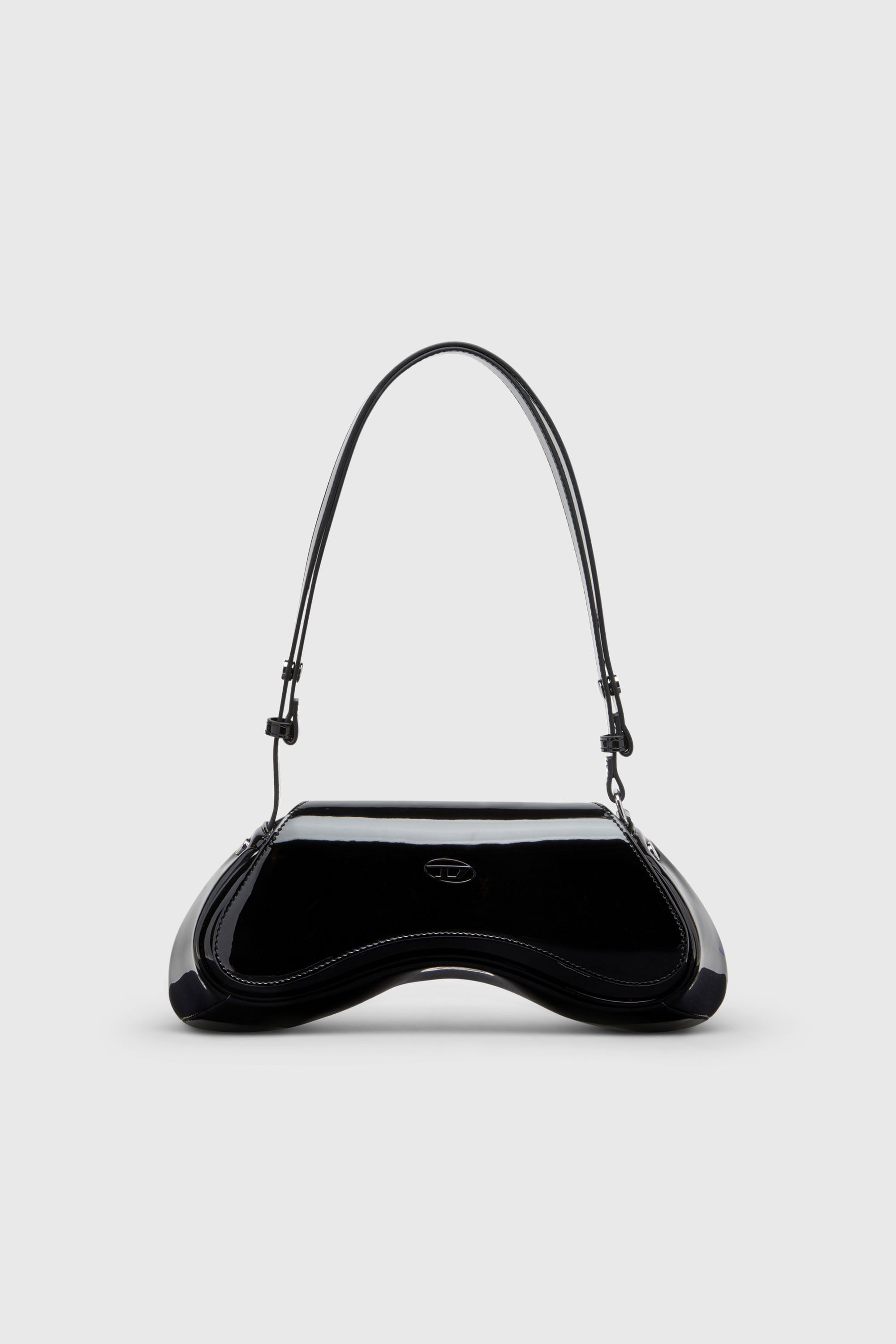 Diesel - PLAY CROSSBODY, Play-Sac &agrave; bandouli&egrave;re glossy Femme in Noir - 1