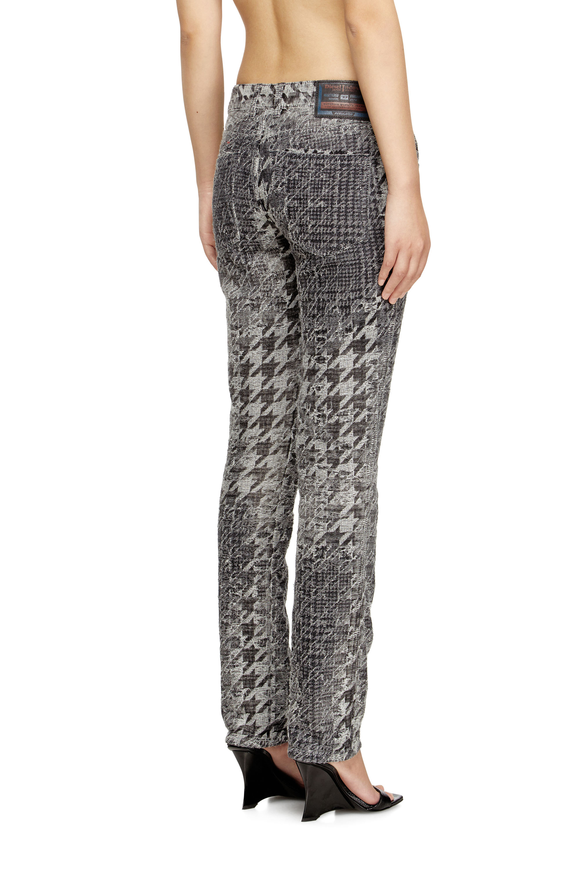 Diesel - Slim Jeans 1992 D-Jiann 0CEBN Femme, Noir/Gris foncé - Image 4