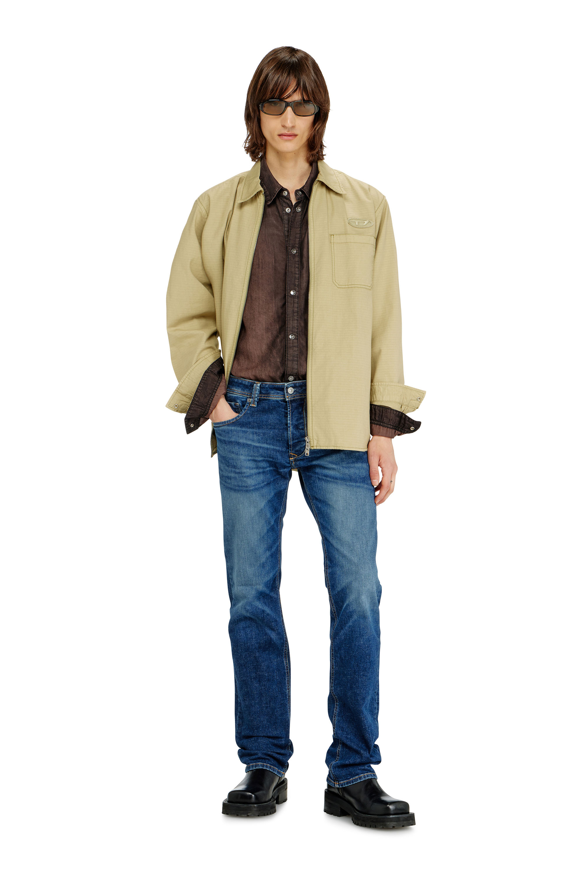 Diesel - Regular Jeans 1985 Larkee 09J47 Homme, Bleu Fonc&eacute; - Image 3