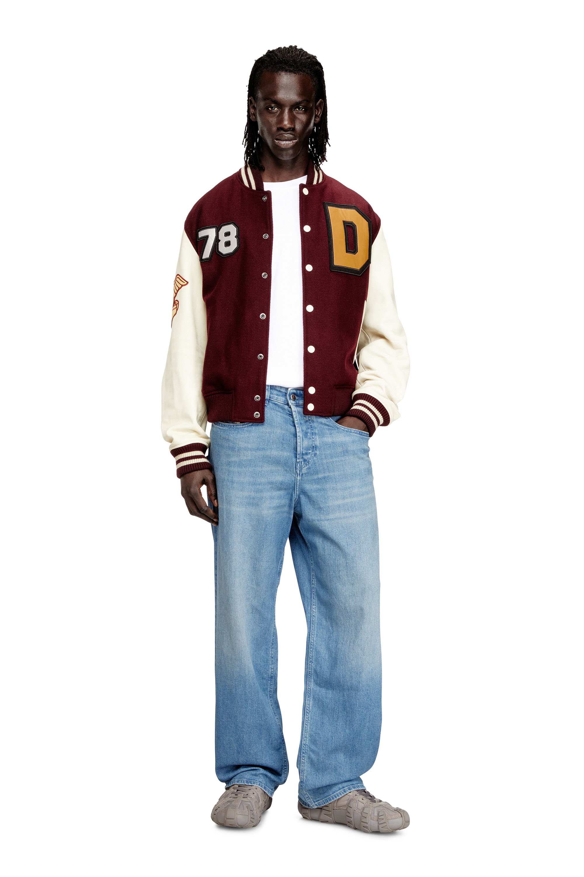 Diesel - Relaxed Jeans 2001 D-Macro 09Q18 Homme, Bleu Clair - Image 2