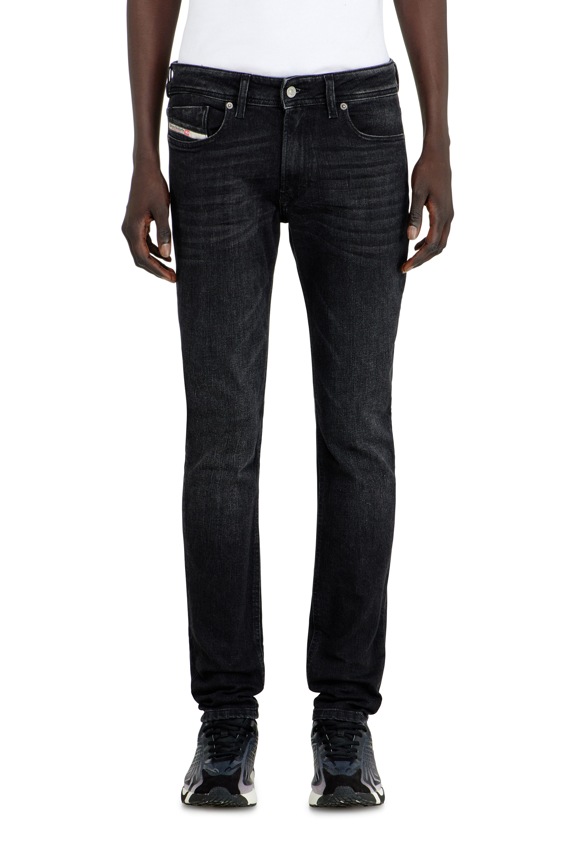 Diesel - Skinny Jeans 1979 Sleenker 0GRDA Homme, Noir/Gris fonc&eacute; - Image 1