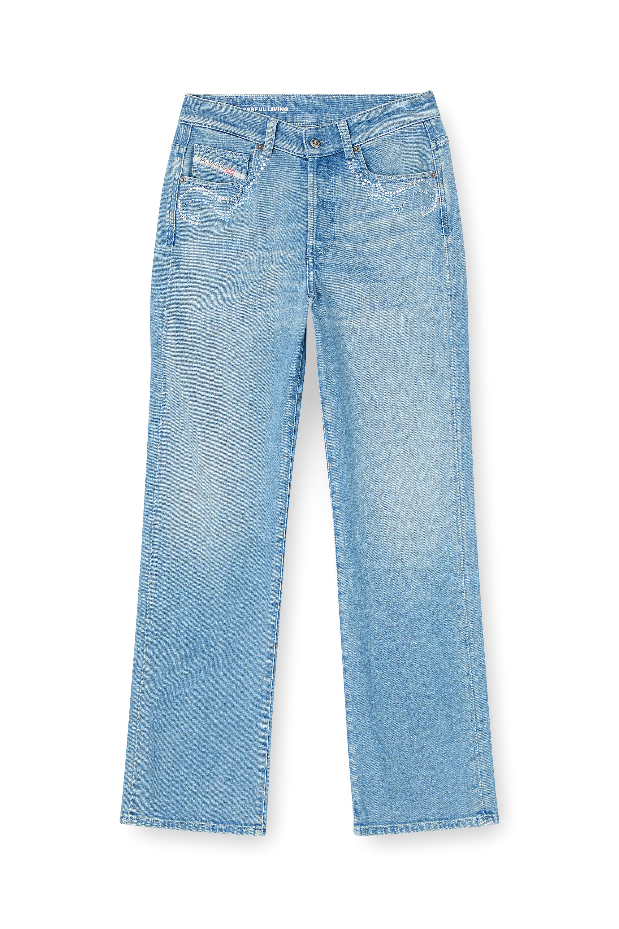 Diesel - Regular Jeans 1971 D-Sent 09Q18 Femme, Bleu Clair - Image 3