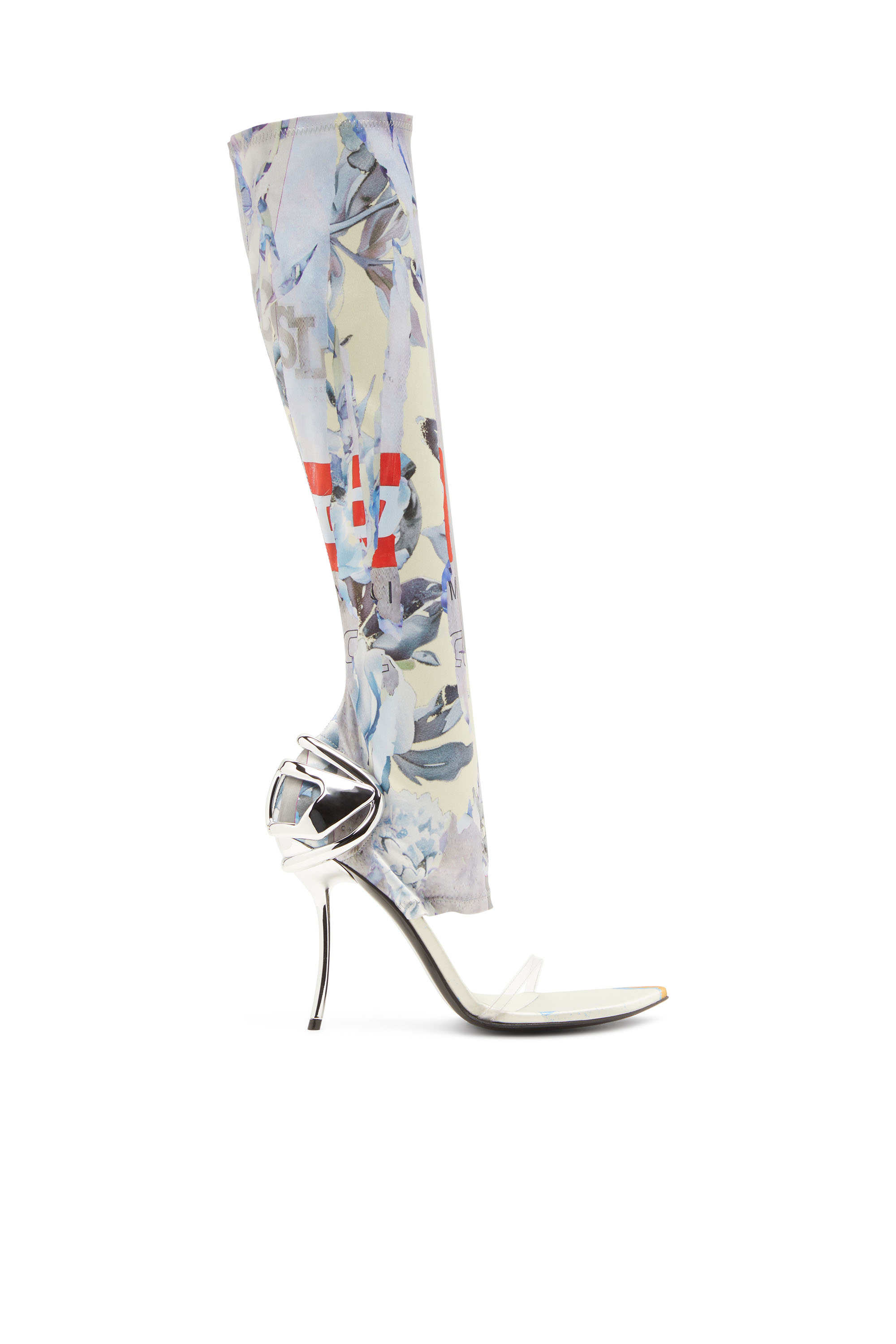 Diesel - D-TEN&HALF SDL KB, D-Ten&Half-Sandales hybrides avec imprimé graphique Femme in Polychrome - 1