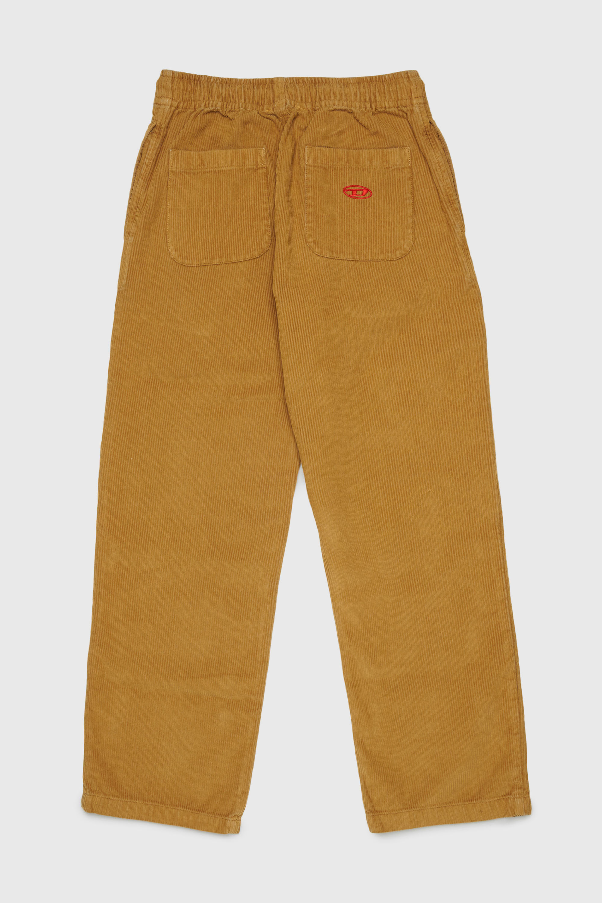 Diesel - PMILL, Pantalon en velours c&ocirc;tel&eacute; avec taille &agrave; coulisse Homme in Marron - 2
