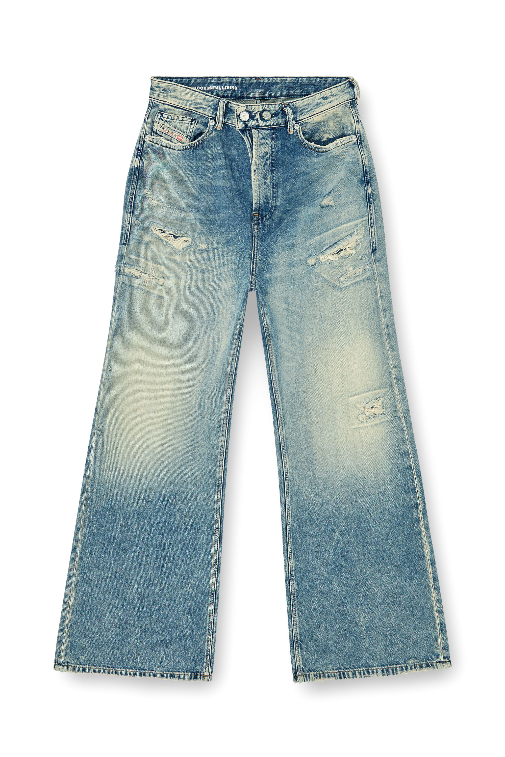 Diesel - Woman's Relaxed Jeans 1996 D-Sire 09P62, Medium blue - 6