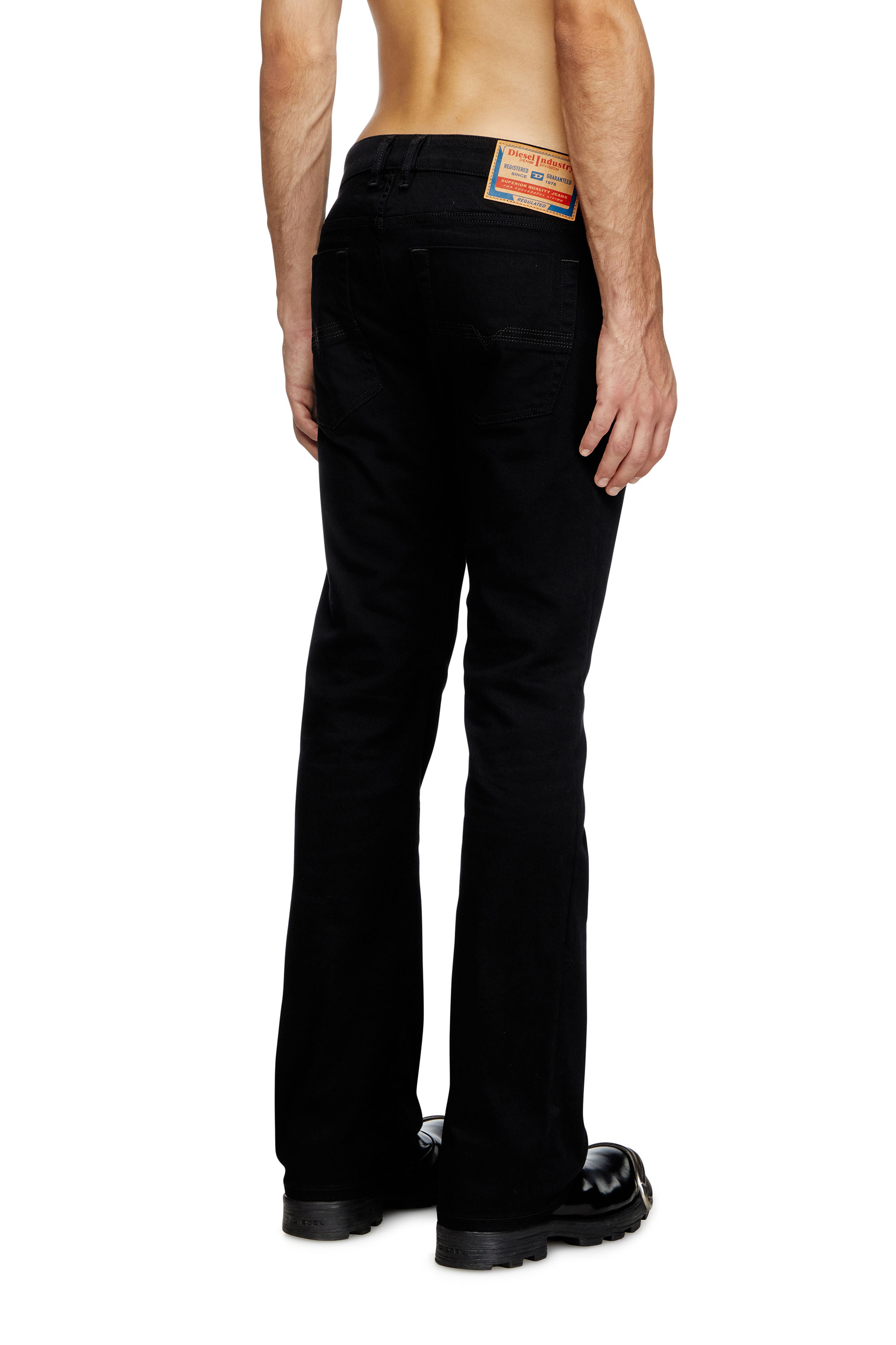 Diesel - Bootcut Jeans 2007 Zatiny 0688H Homme, Noir/Gris foncé - Image 4