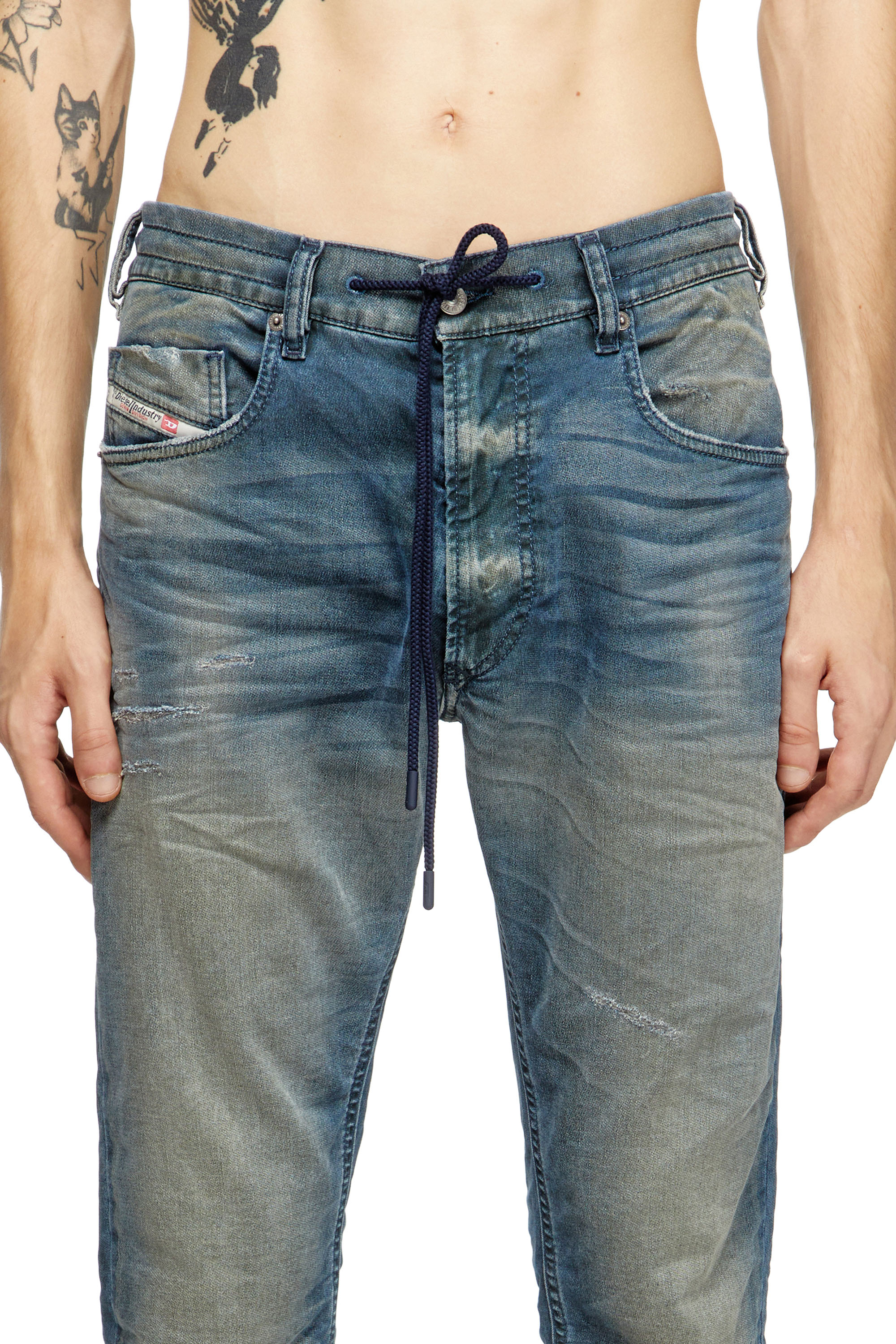 Regular 2032 D-Krooley Joggjeans® 068SC, Bleu Foncé Diesel - Regular 2032 D-Krooley Joggjeans® 068SC Homme, Bleu Foncé - Image 5