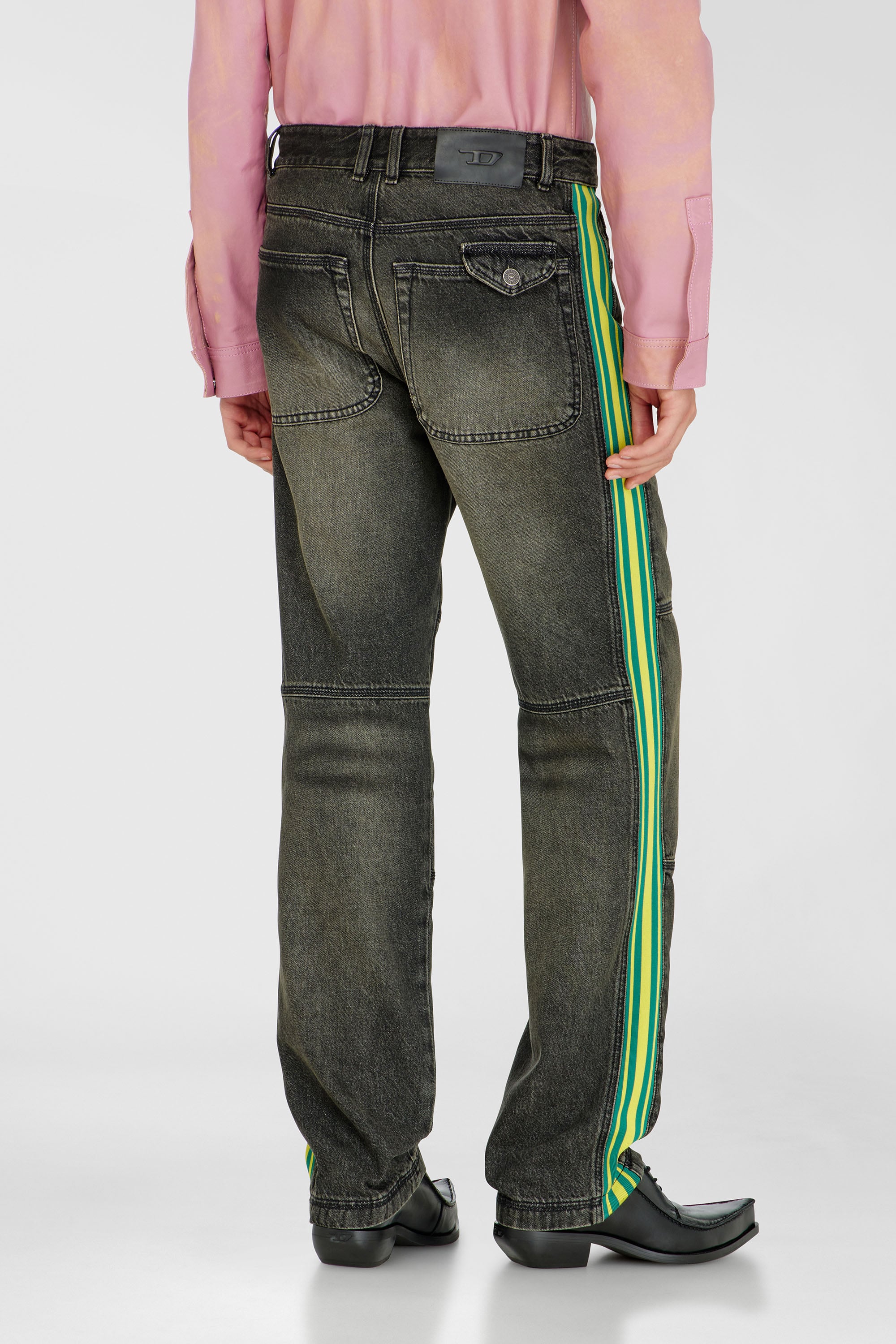 Diesel - Regular Jeans D-Arbus 0DBEZ Homme, Noir/Gris fonc&eacute; - Image 5