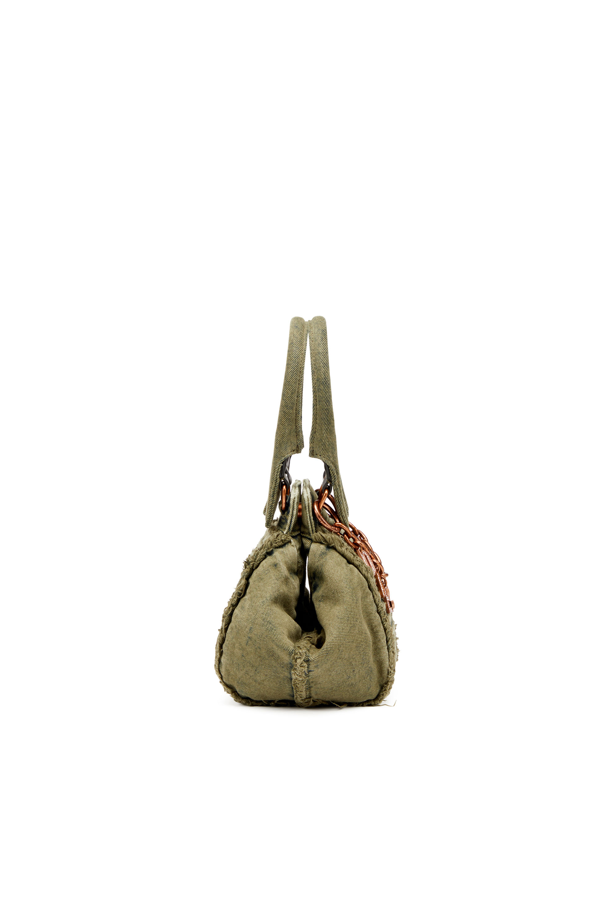 Diesel - D-VINA-XS, D-Vina-Xs-Sac à main en denim usé Femme in Vert - 3