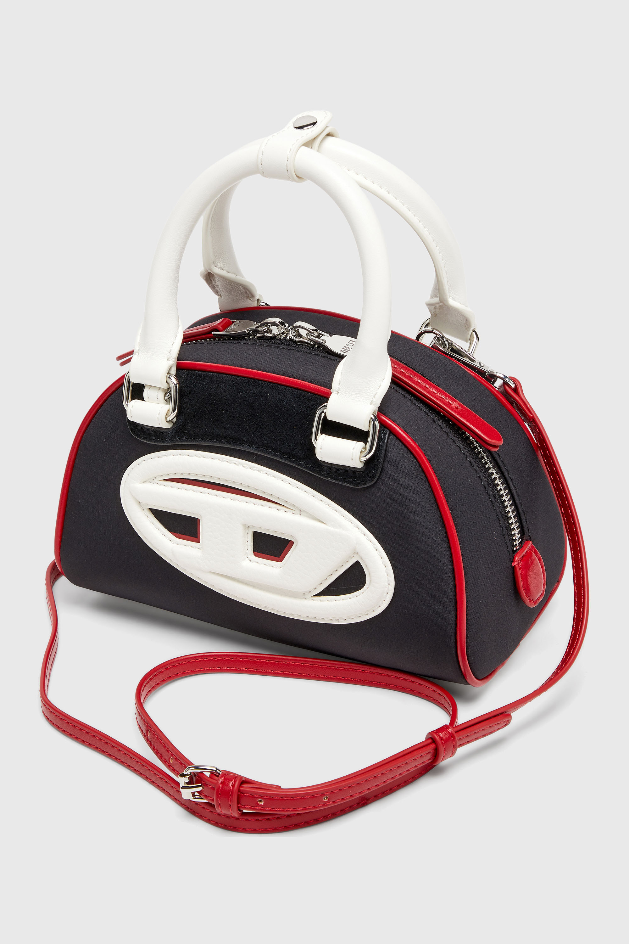 Diesel - 1DR DOME CROSSBODY, 1DR Dome-Petit sac bowling color-block Femme in Polychrome - 6