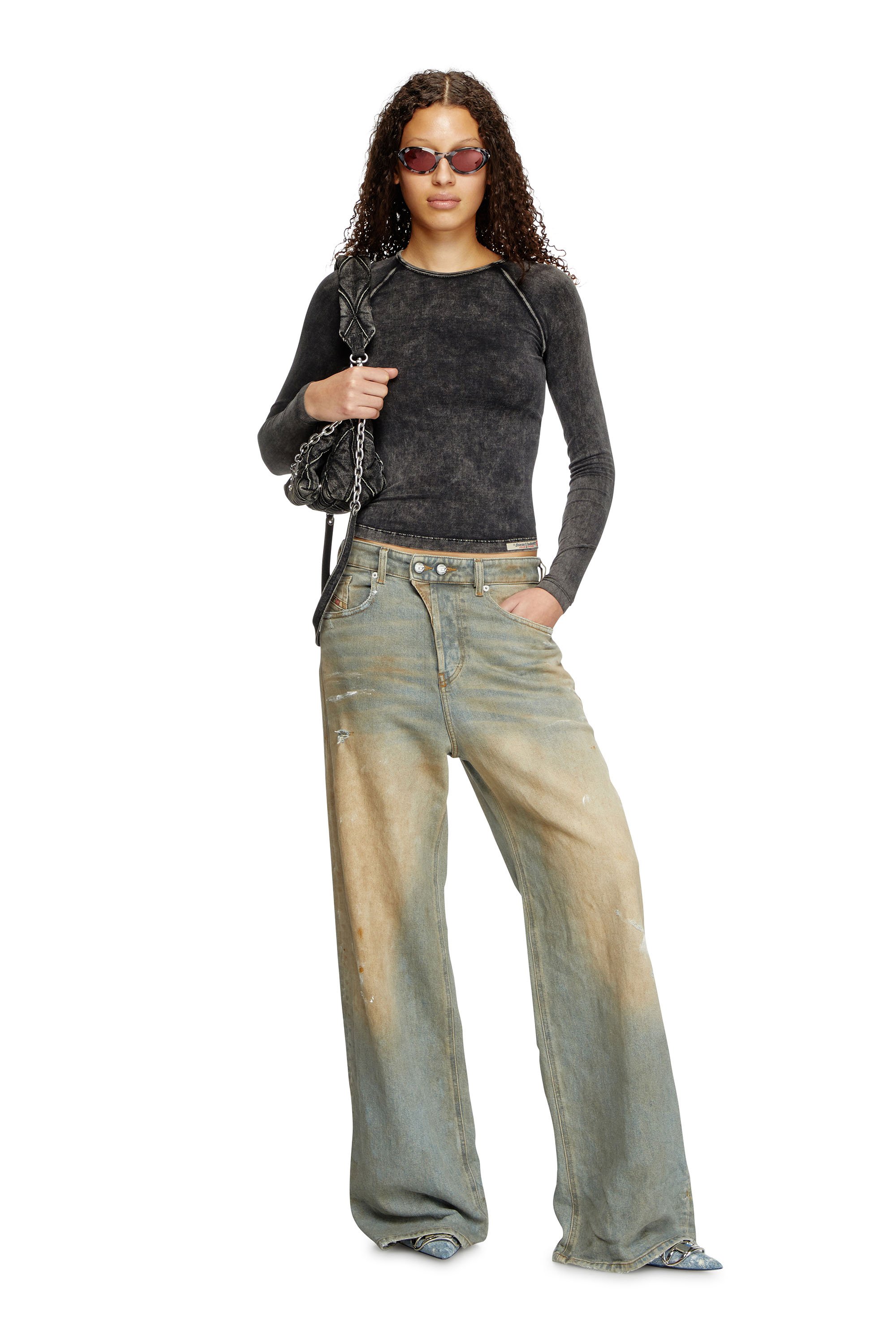 Diesel - Relaxed Jeans 1996 D-Sire 007Z4 Femme, Bleu Clair - Image 2