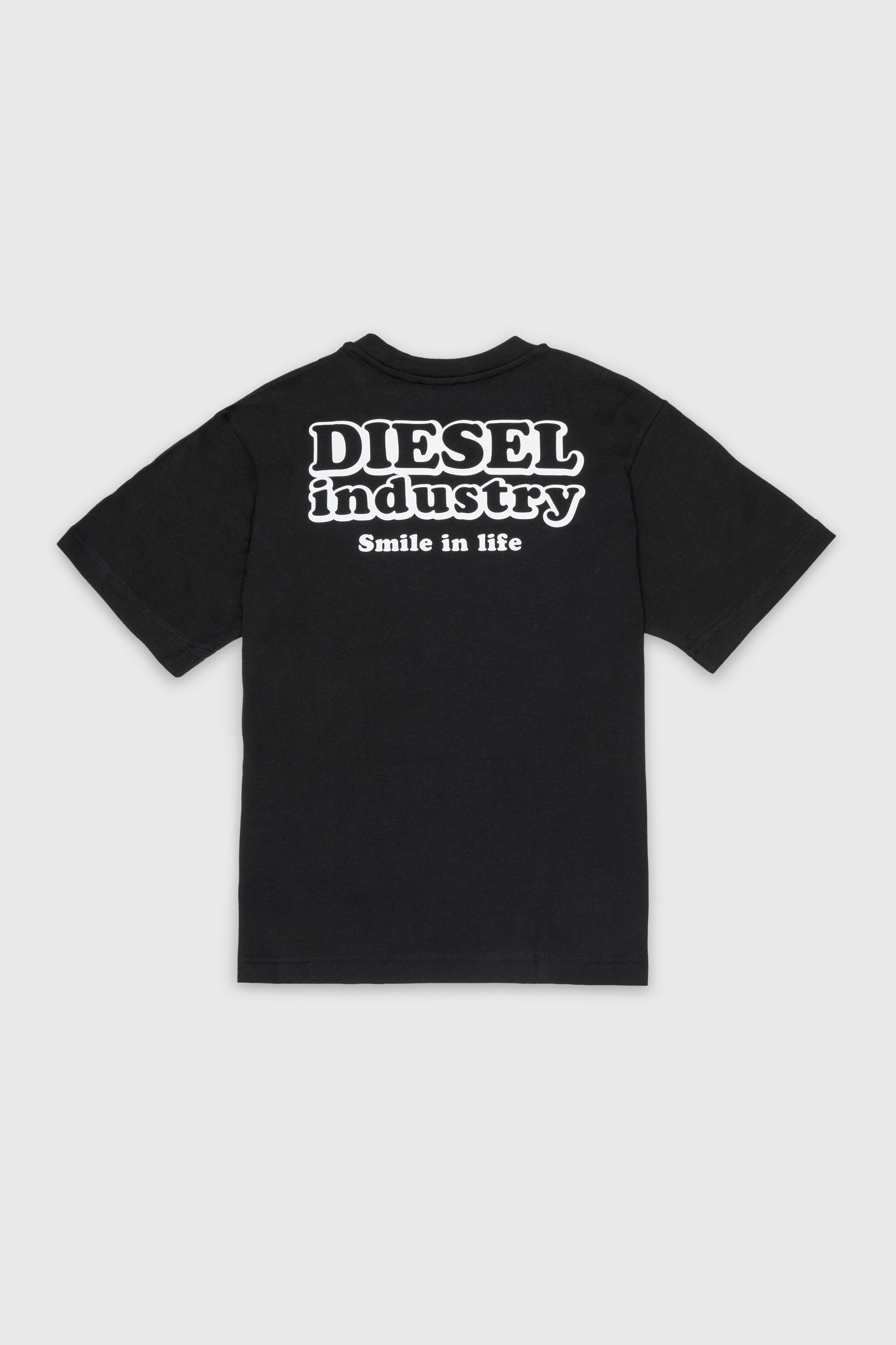 Diesel - TLODIM OVER, T-shirt avec imprim&eacute; Diesel Industry Homme in Noir - 2