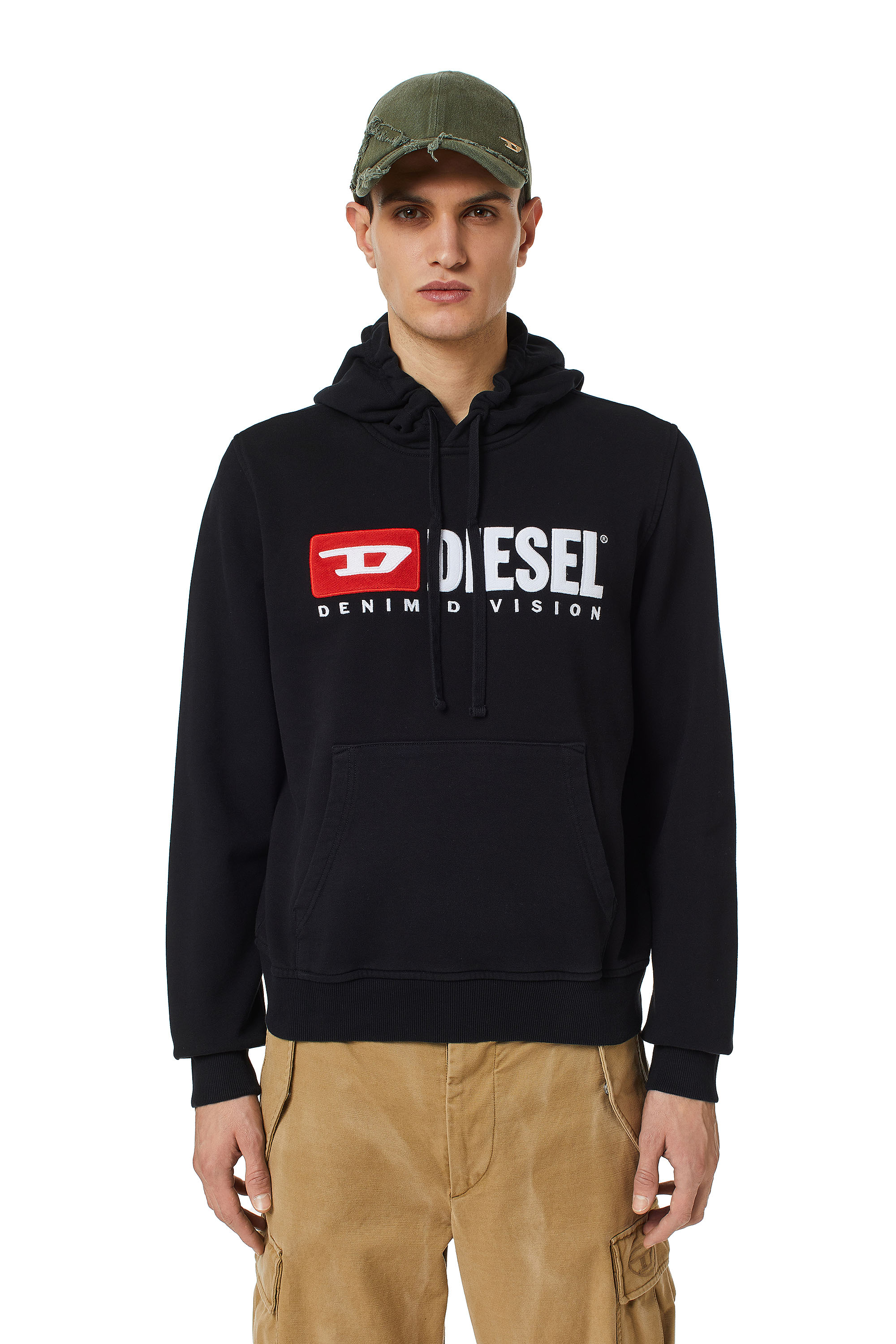 Diesel - S-GINN-HOOD-DIV, Black - Image 1