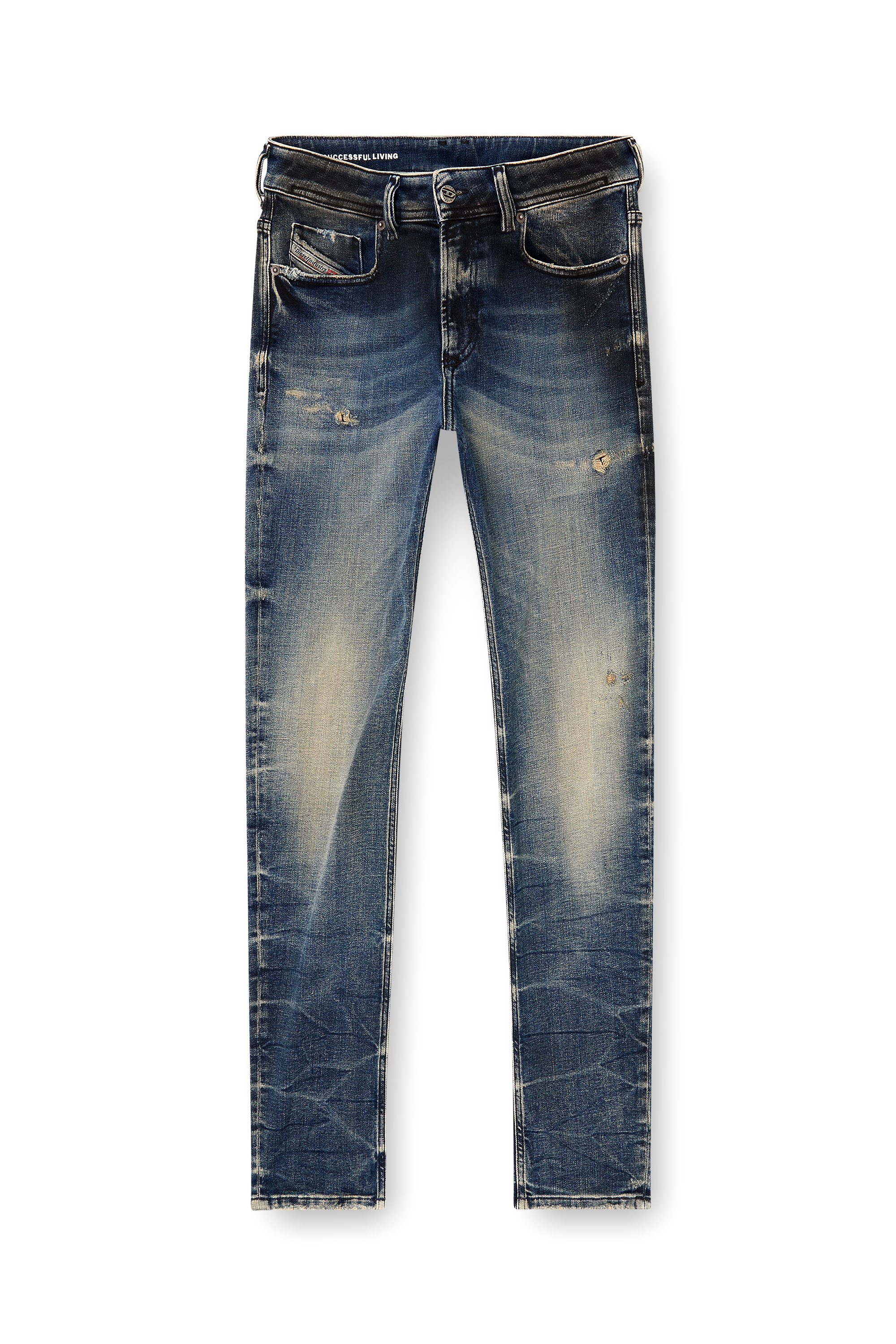 Diesel - Skinny Jeans 1979 Sleenker 09N15 Homme, Bleu moyen - Image 3