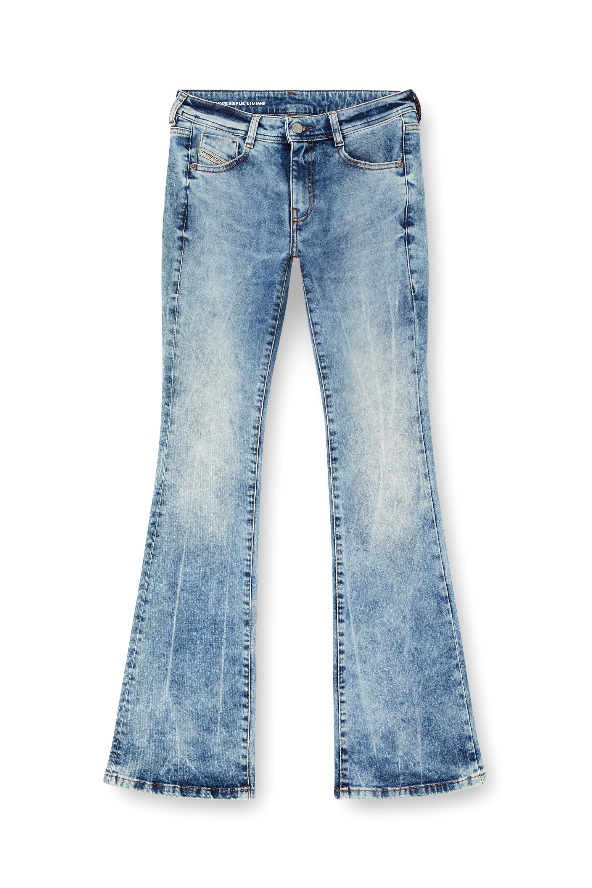 Diesel - Bootcut Jeans 1969 D-Ebbey 0BMBM Femme, Bleu Clair - Image 3