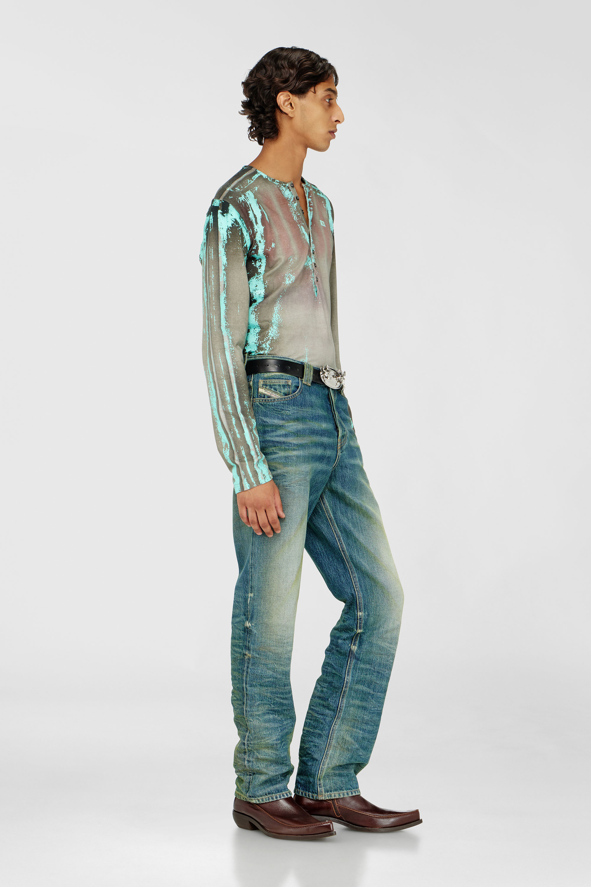 Diesel - Regular Jeans 1991 D-Voeed 007FV Homme, Bleu moyen - Image 2