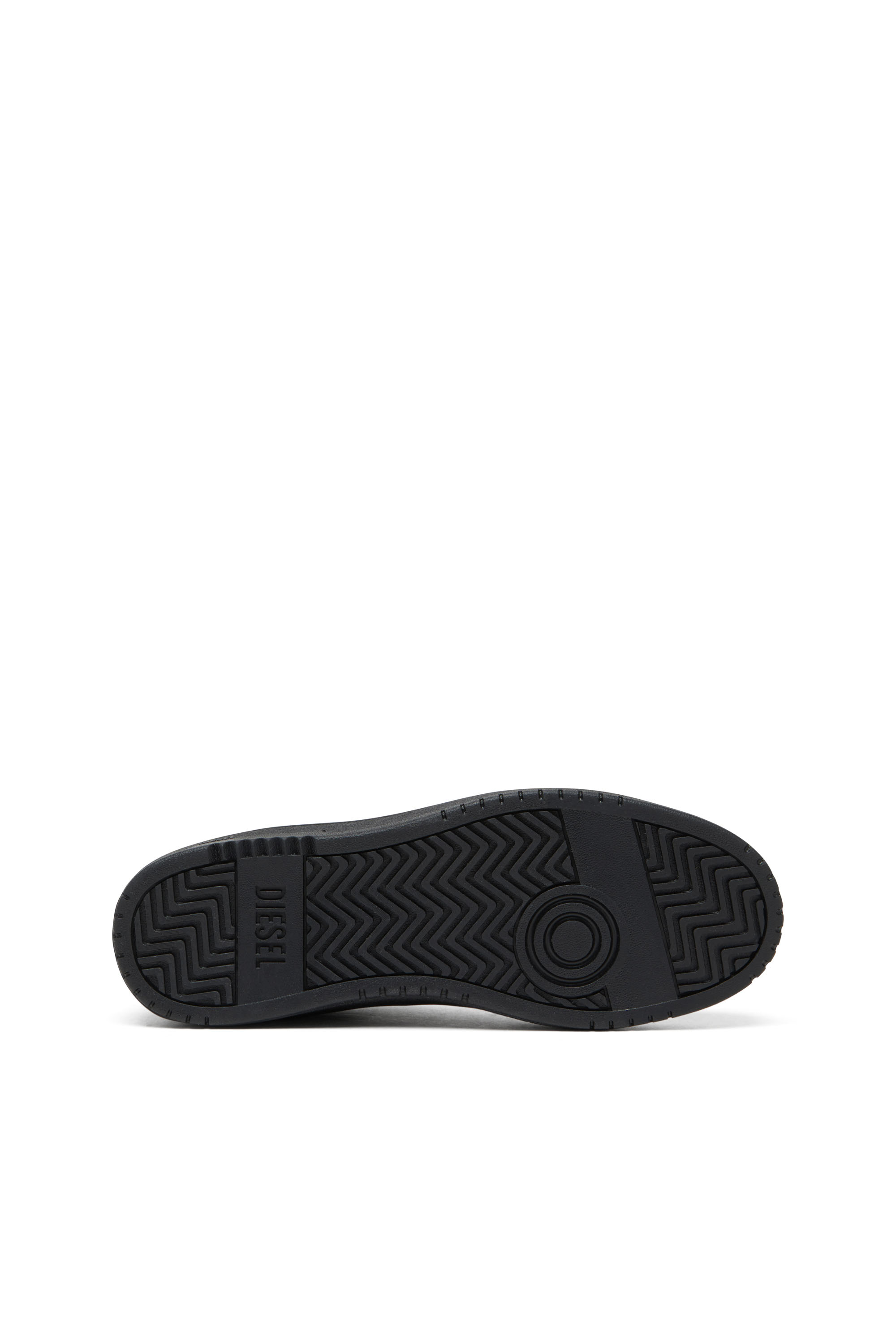 S-OVAL SKATE LOW, Noir Diesel - S-OVAL SKATE LOW, S-Oval Skate-Sneakers en cuir avec empiècements en tissu Homme in Noir - 5