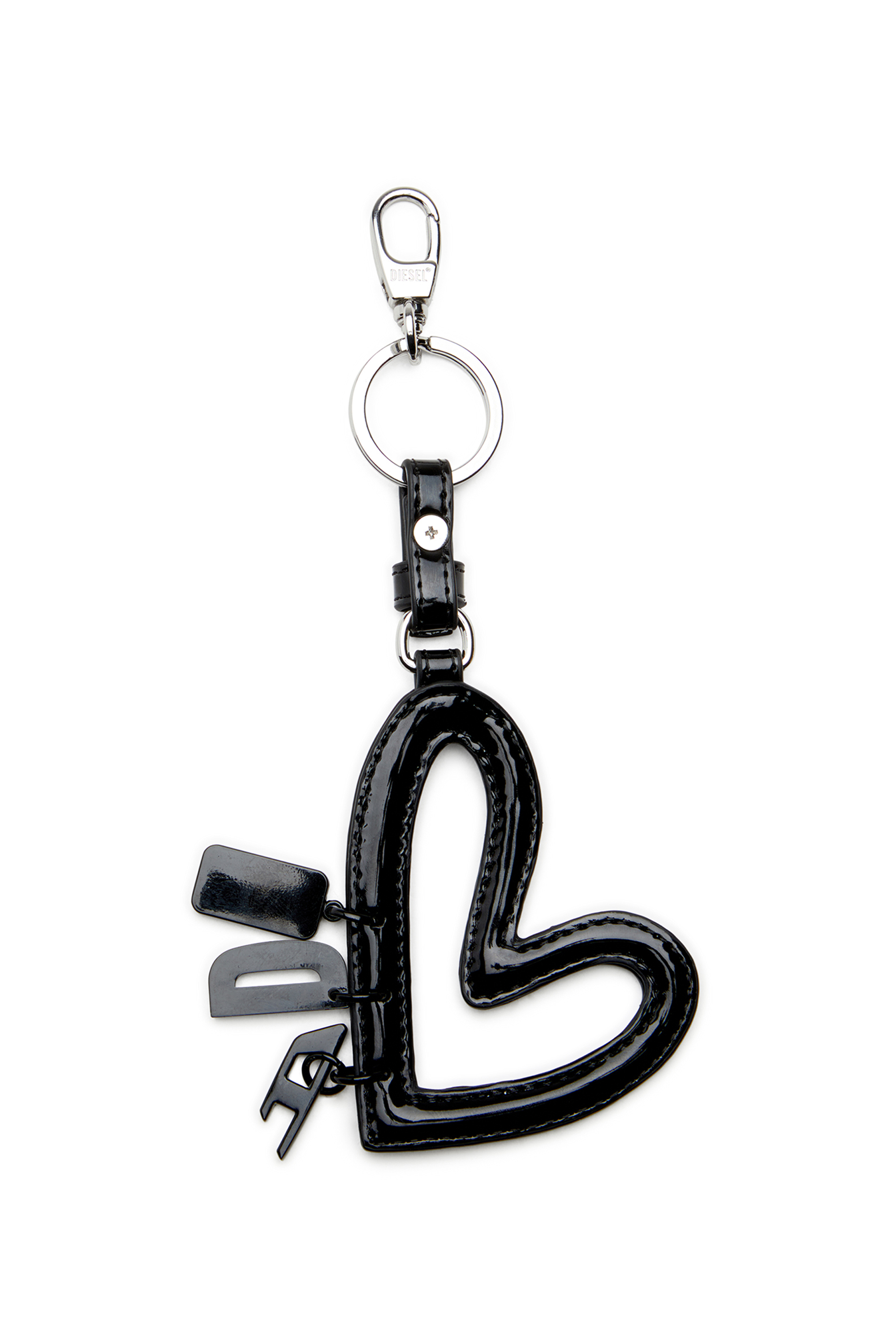 Diesel - MULTI II, Breloque en forme de cœur avec finition brillante Femme in Noir - 2