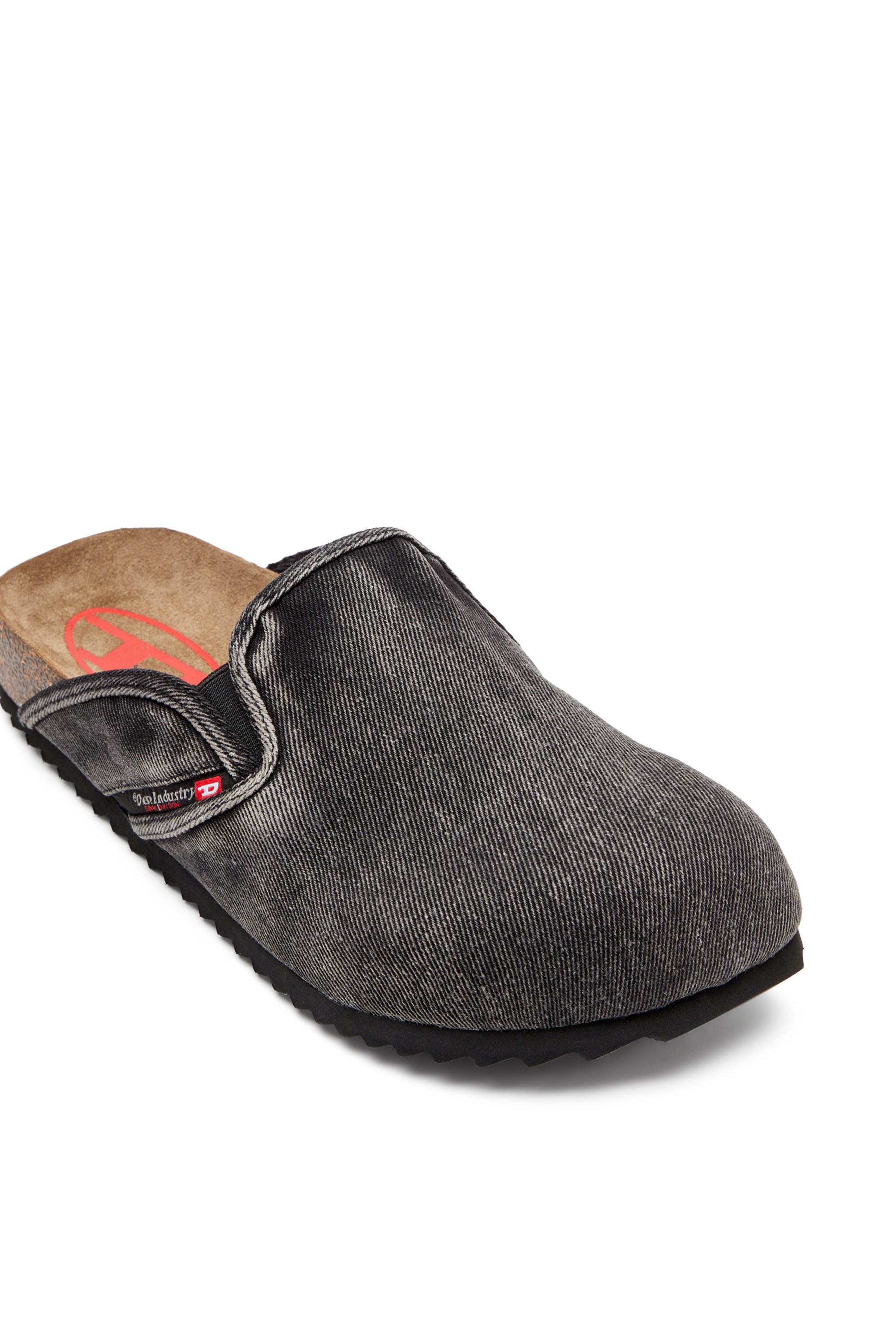 Diesel - D-WOODSTOCK SLIP-ON, Mules en denim Homme in Noir - 6