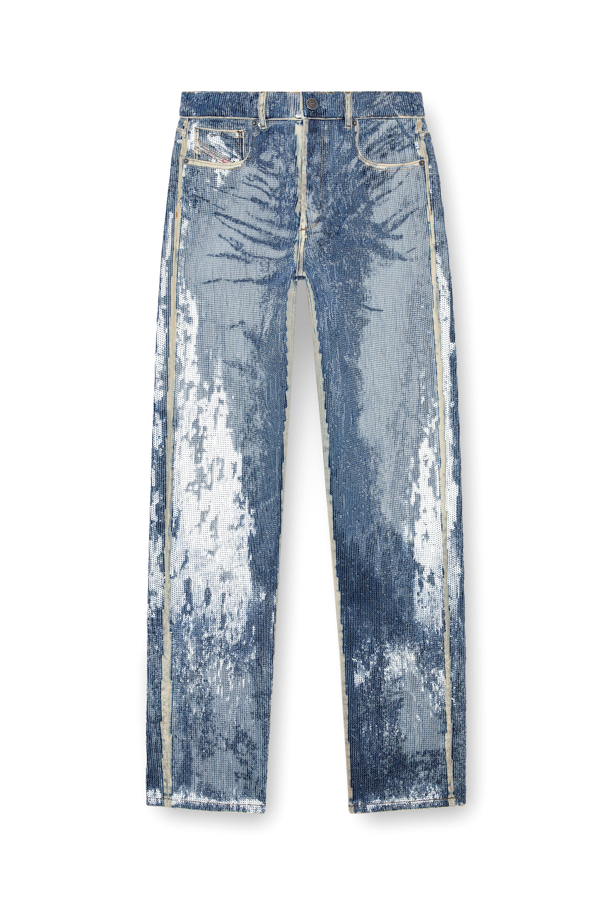 Diesel - Straight Jeans D-Ark 0PGAE Femme, Bleu moyen - Image 3