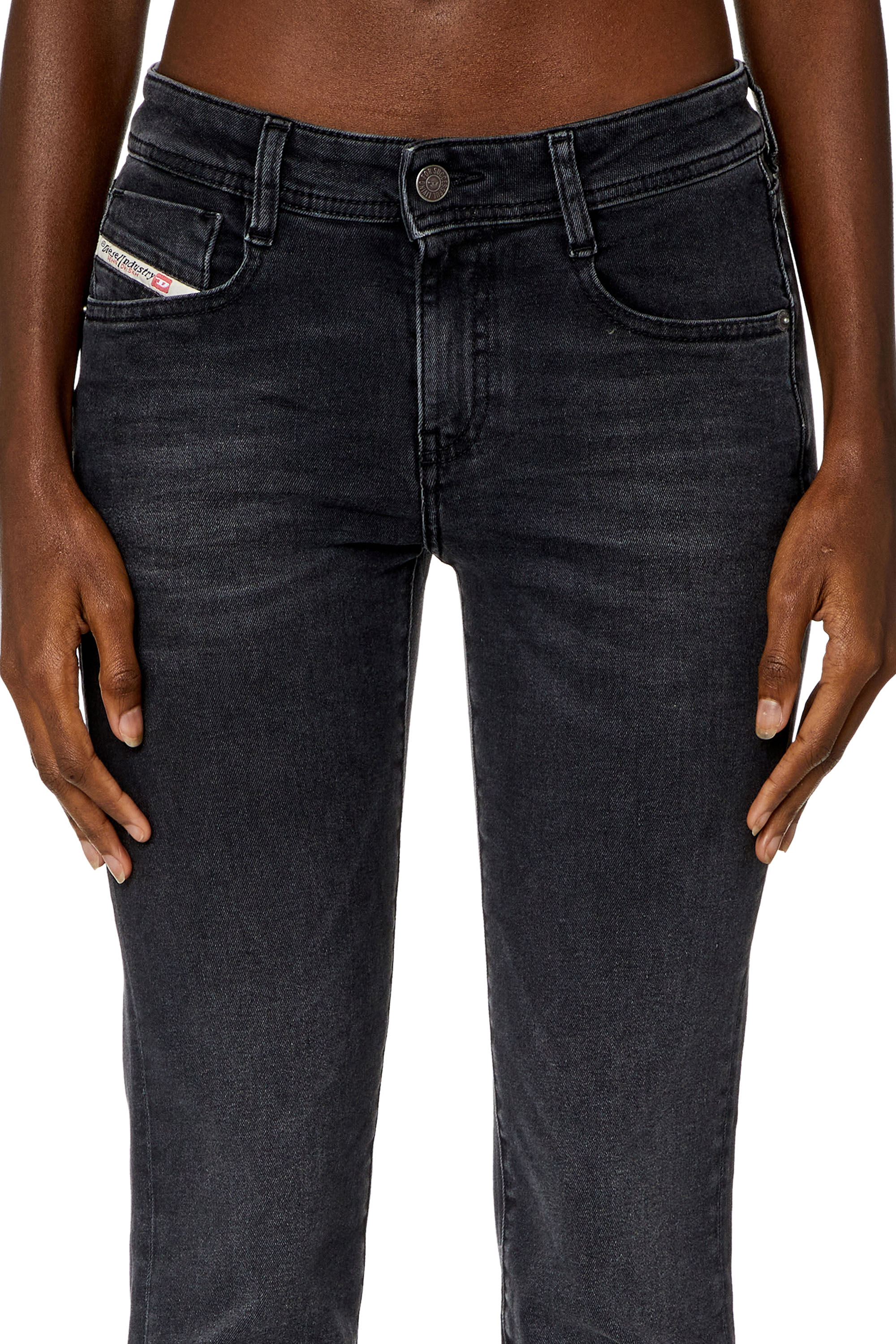 Diesel - Bootcut Jeans 1969 D-Ebbey 0PFAS Femme, Noir/Gris fonc&eacute; - Image 5