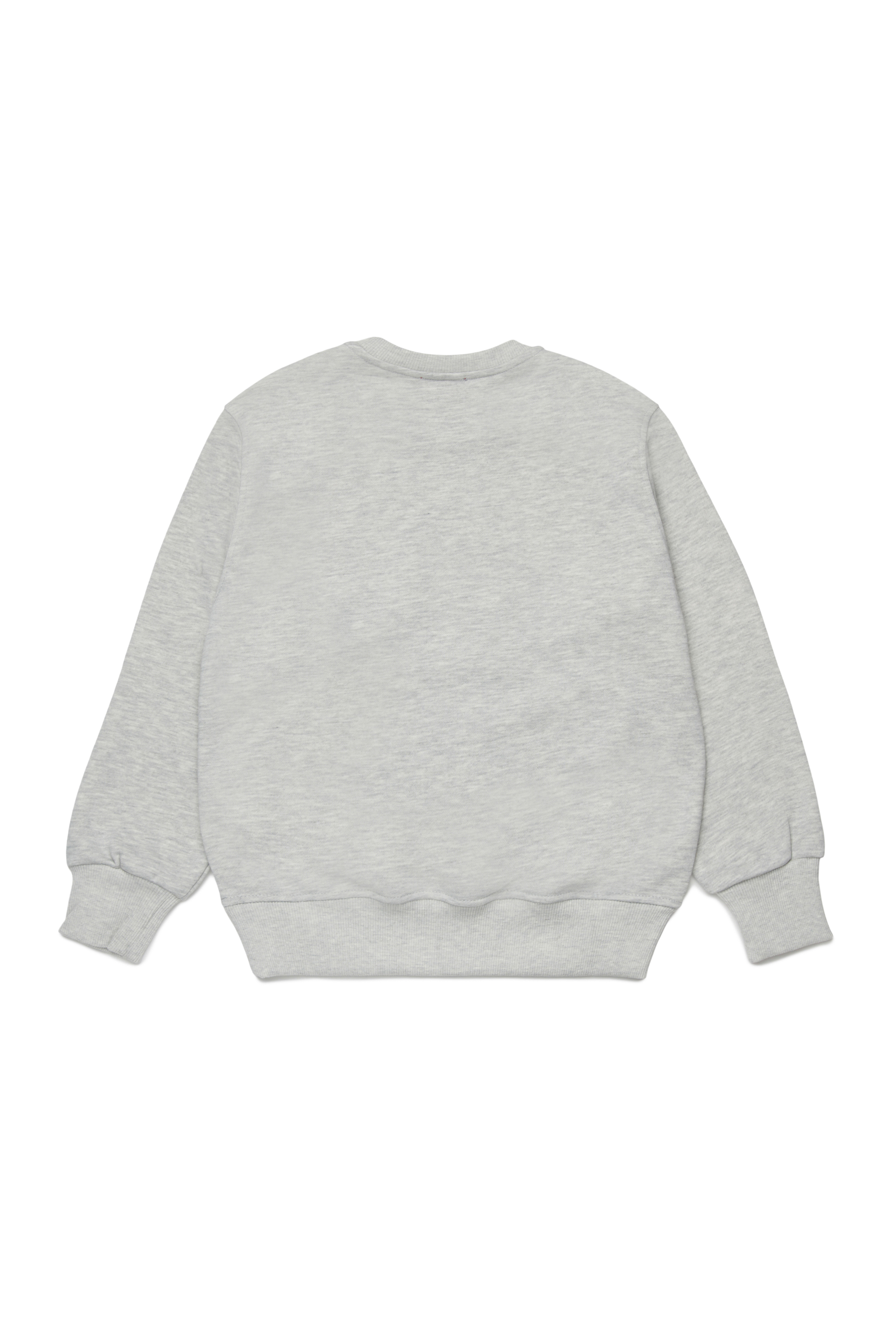 Diesel - SDROPS OVER, Sweat en coton avec logo Homme in Gris - 2