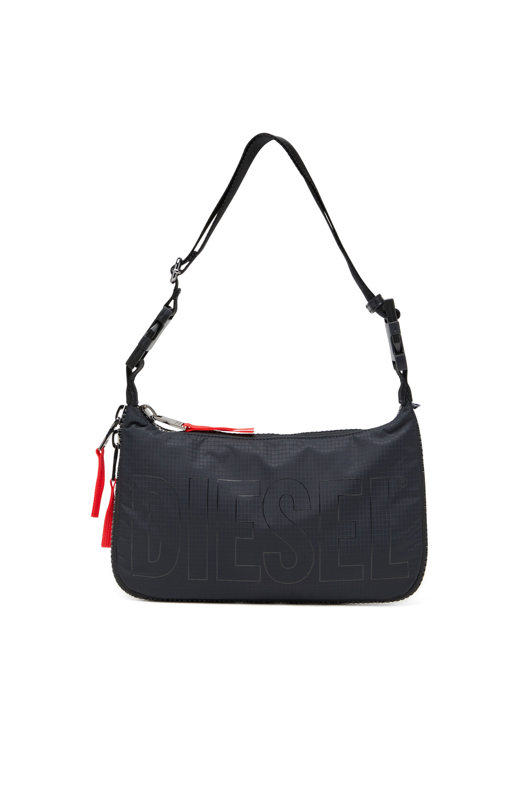 Diesel - ZIP-D SHOULDER BAG X, Zip-D X-Sac à bandoulière utility extensible Mixte in Noir - 1