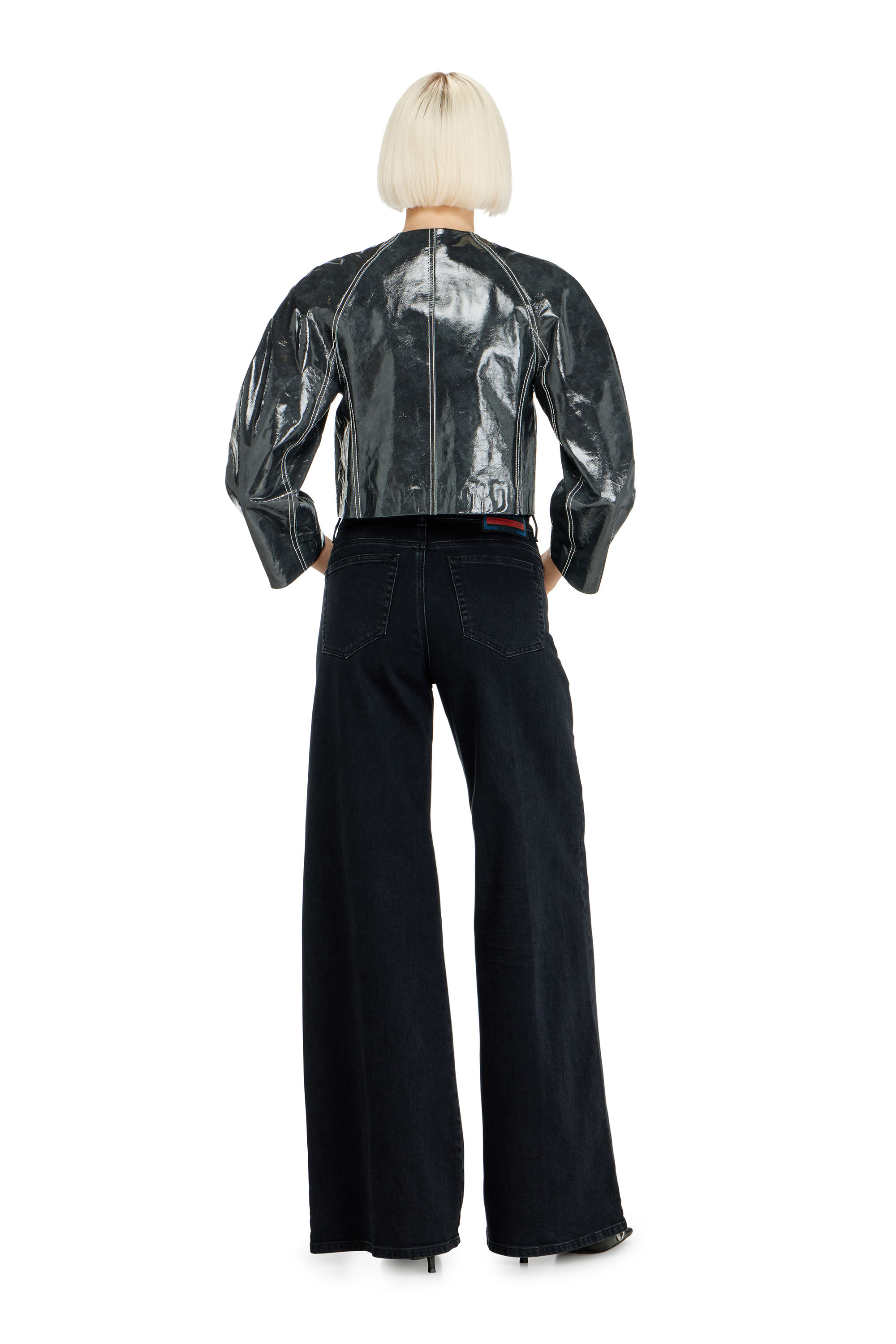 Diesel - Flare Jeans 1978 D-Akemi 09N89 Femme, Noir/Gris fonc&eacute; - Image 4