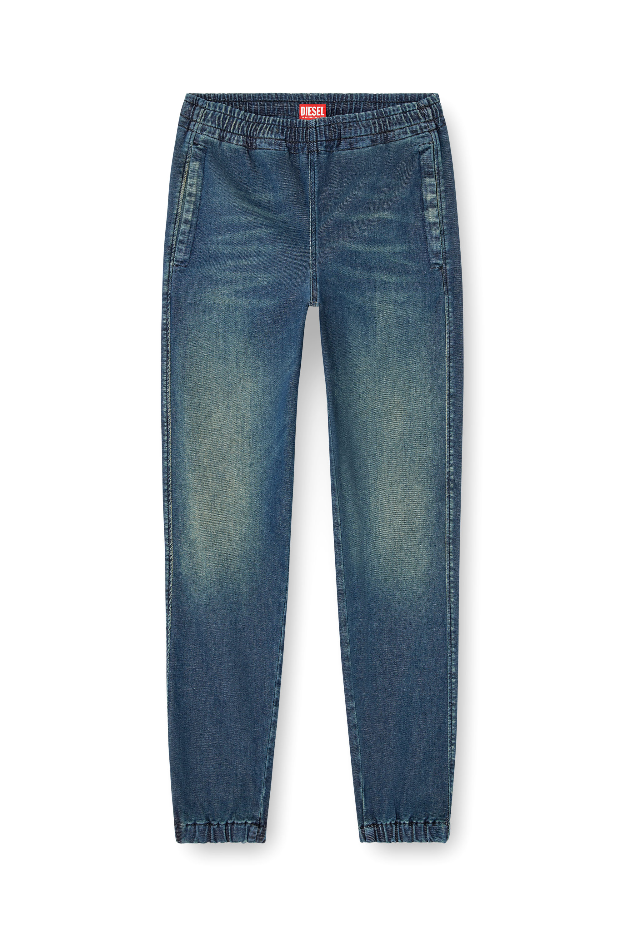 Diesel - Slim D-Labb Track denim 09L75 Mixte, Bleu moyen - Image 3