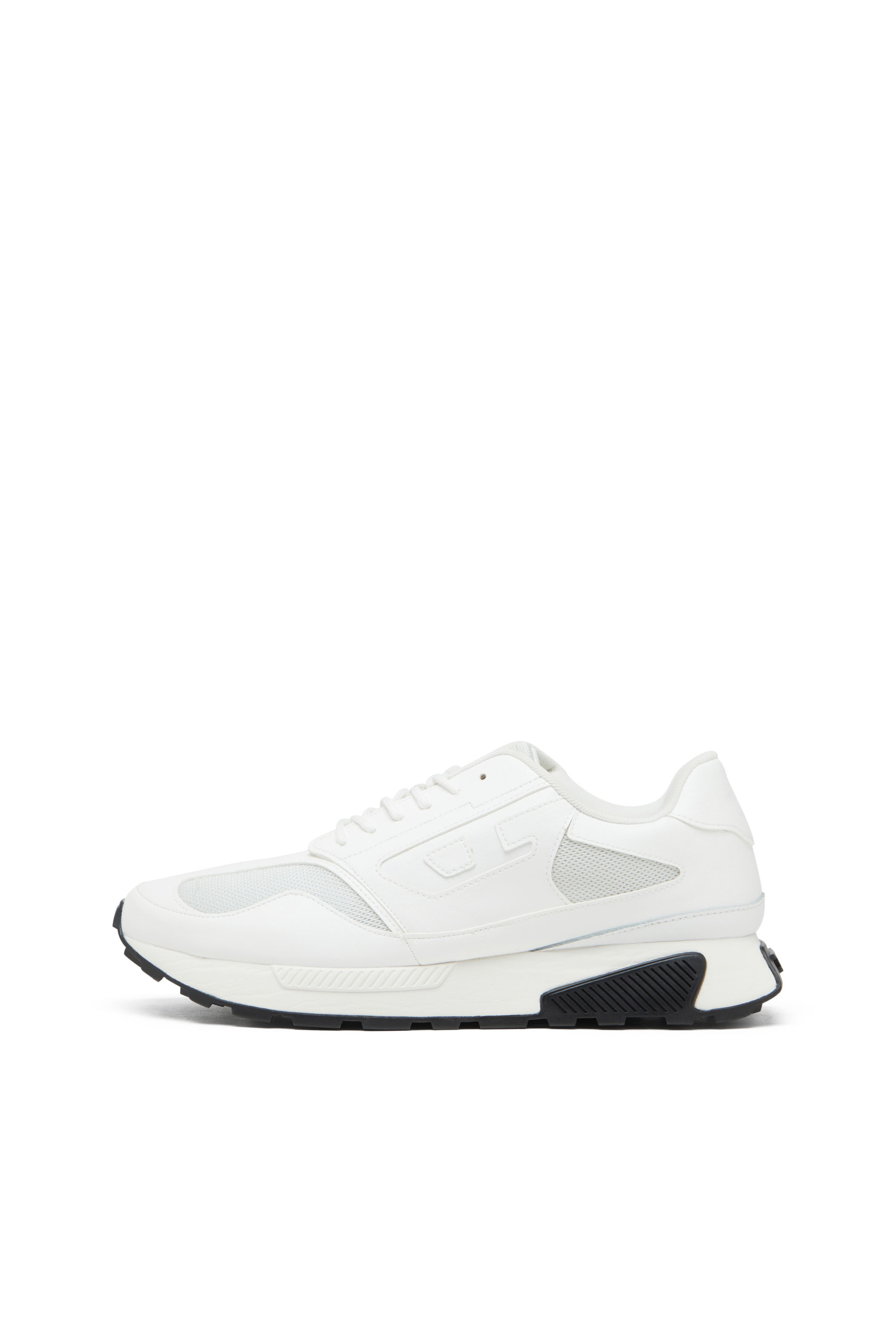 Diesel - S-TAME-D RUNNING, Man's Sneakers in mesh, suede and PU in White - 7