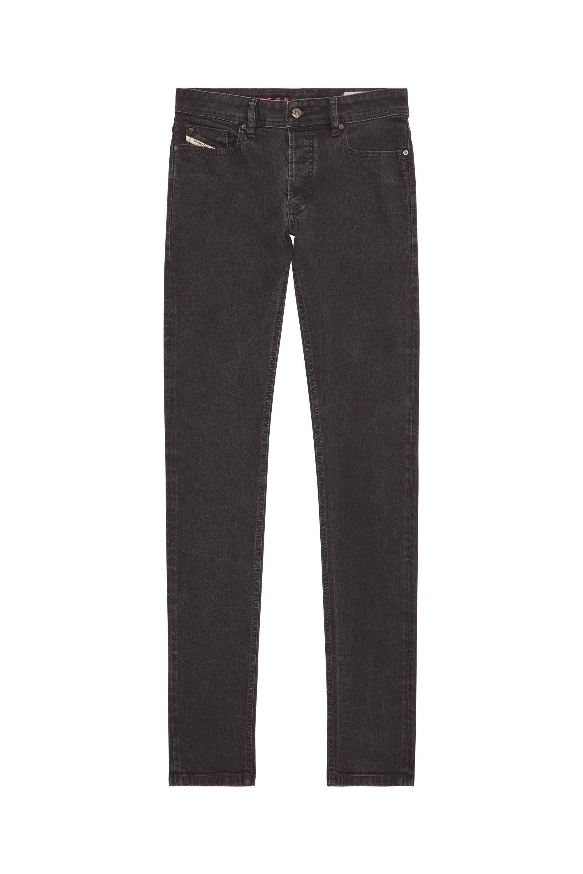 SLEENKER, Black/Dark grey Diesel - SLEENKER, Man's Diesel Man - Jeans Black/Dark grey in Black/Dark grey - 1