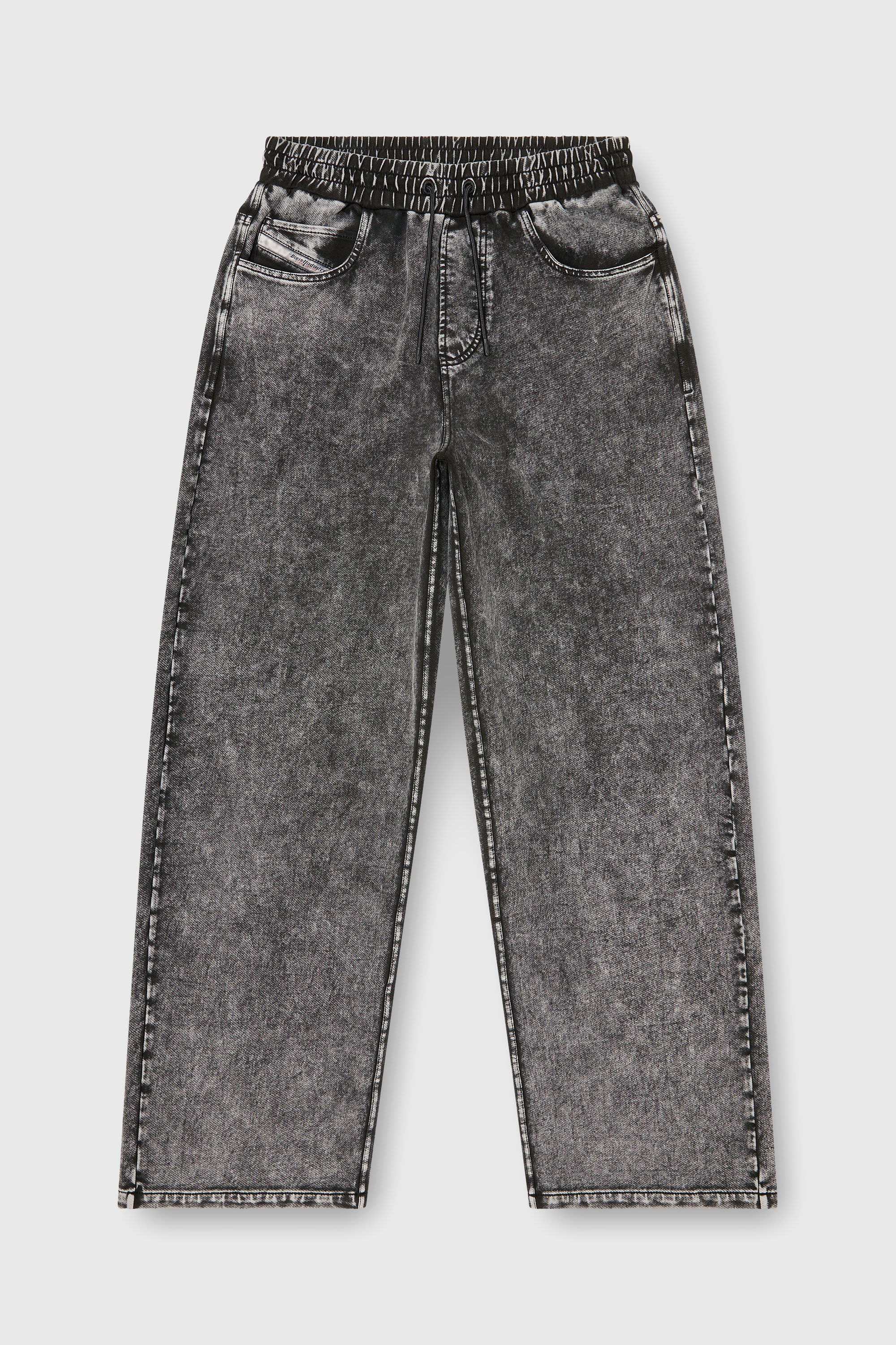 Diesel - P-STUK, Pantalon de surv&ecirc;tement effet denim Homme in Gris - 2