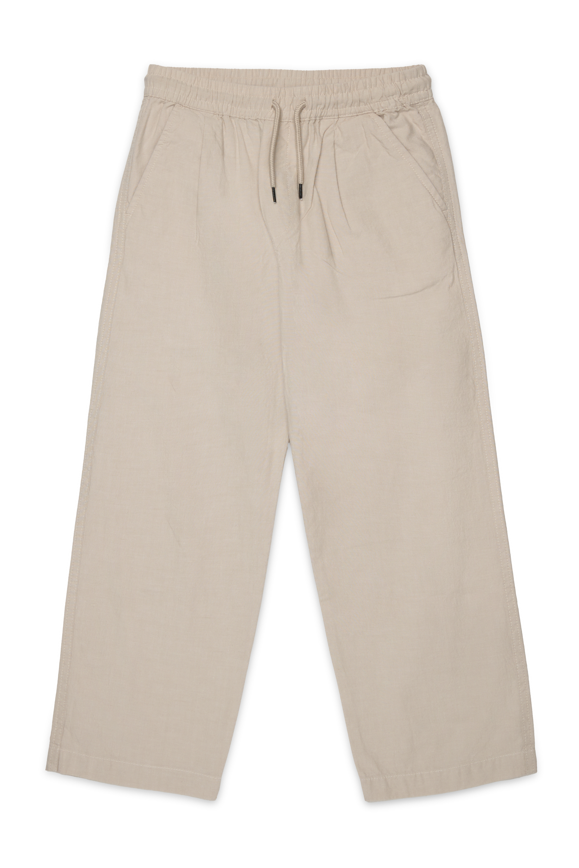 Diesel - PCALLY, Pantalon de surv&ecirc;tement avec taille &agrave; cordon de serrage Homme in Beige - 1
