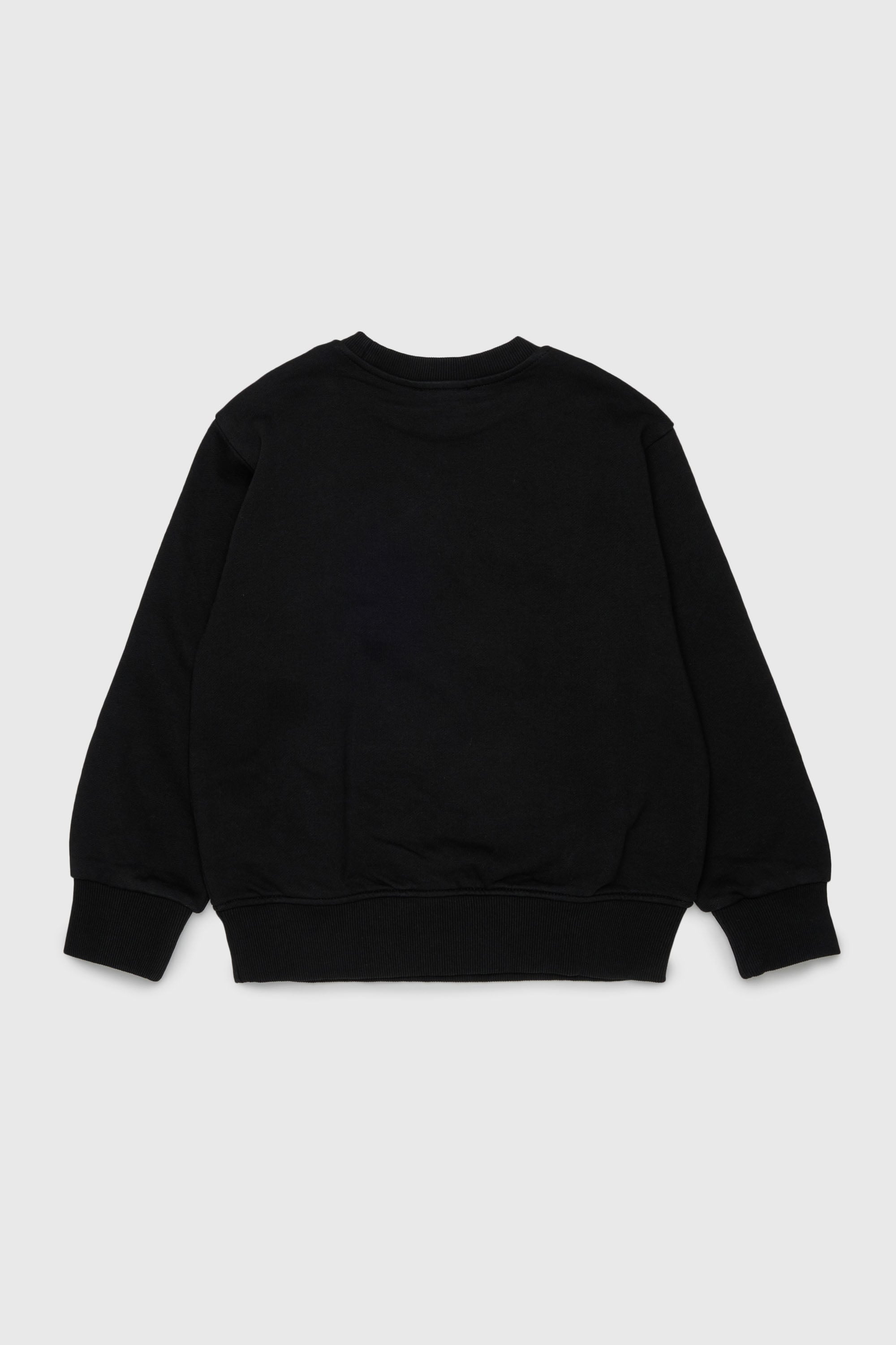 Diesel - SJEANS OVER, Sweatshirt avec lettres de logo effiloch&eacute;es Homme in Noir - 2