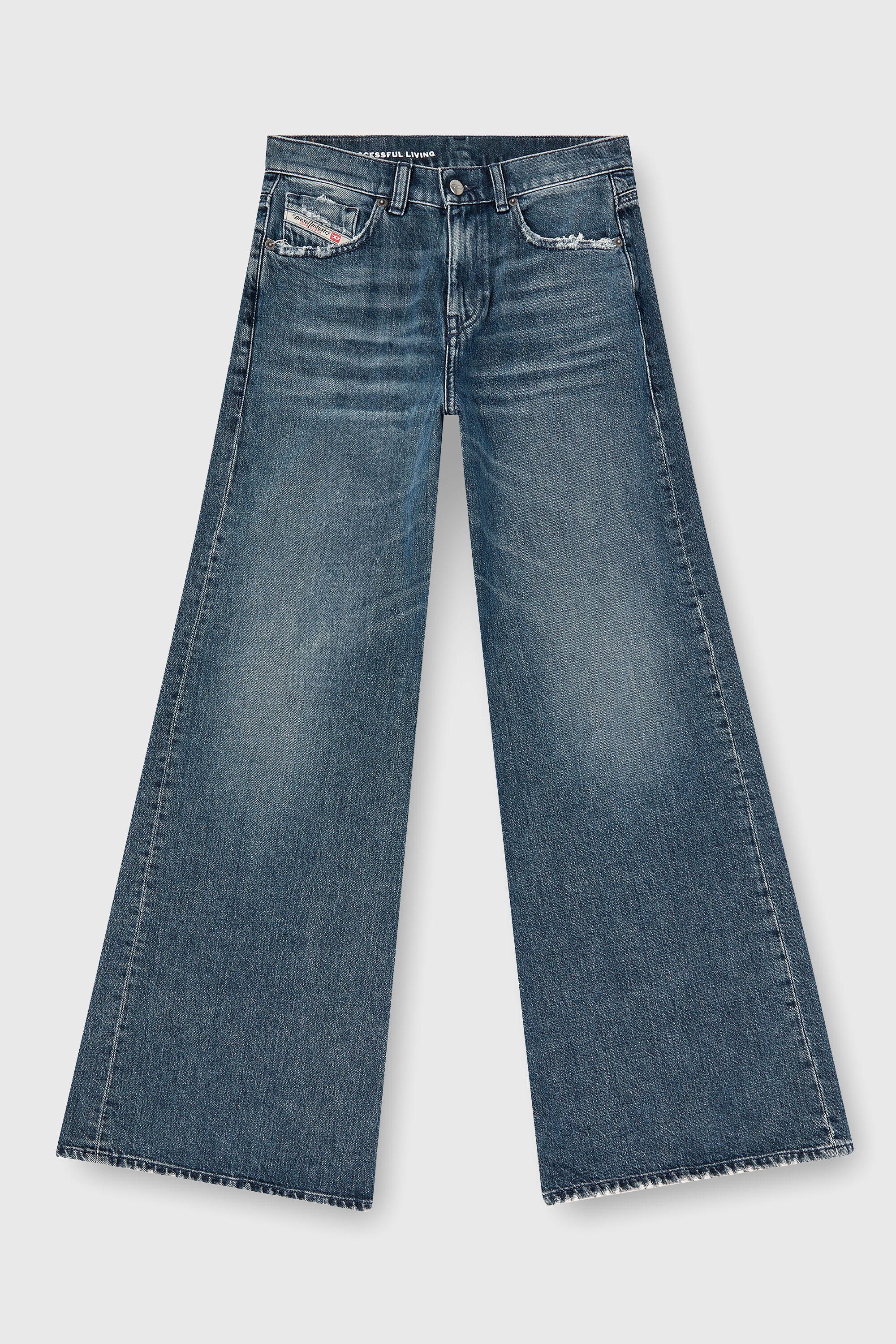 Diesel - Flare Jeans 1978 D-Akemi 007Y7 Femme, Bleu moyen - Image 4
