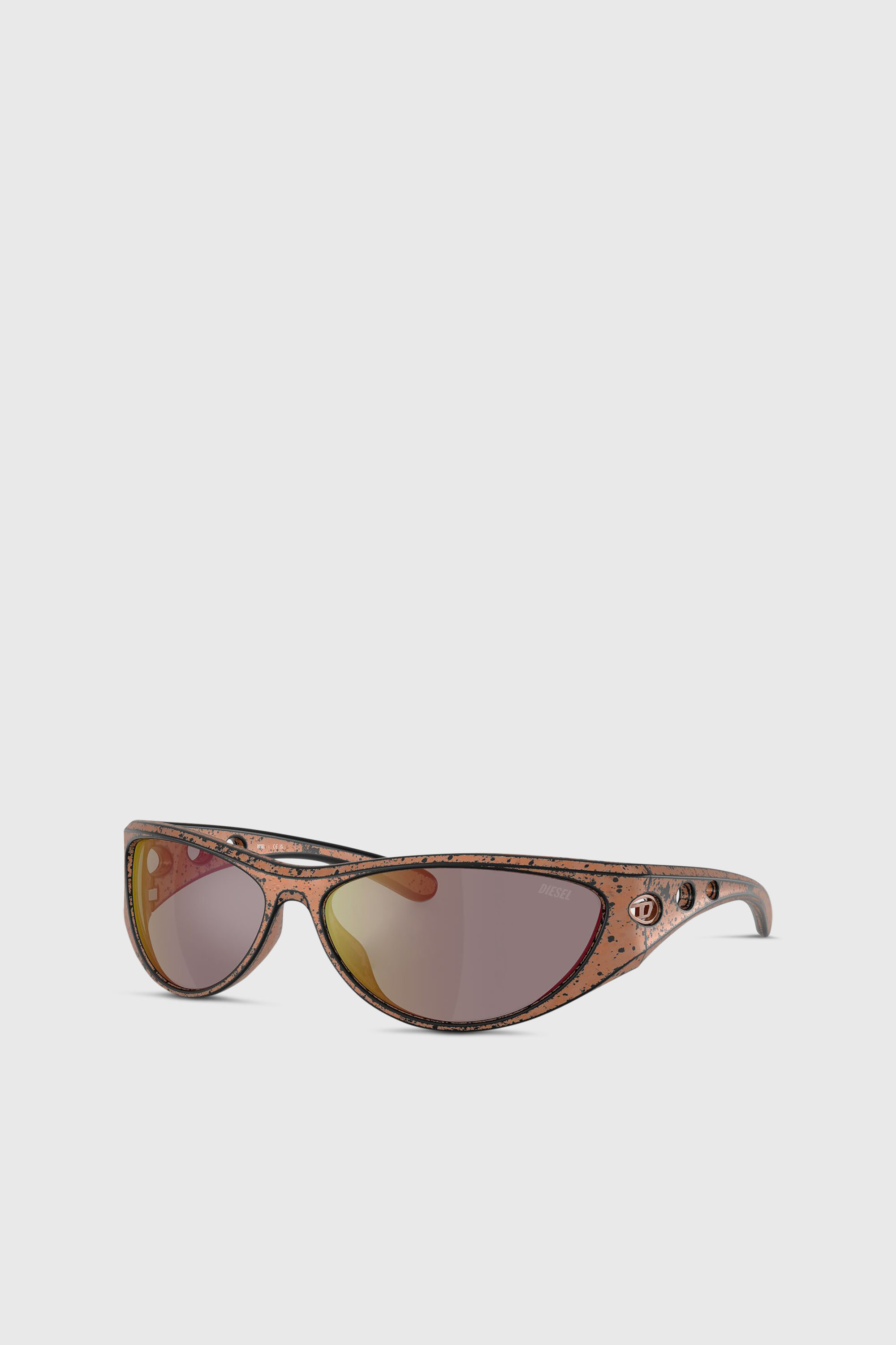 Diesel - 0DL3004U, Lunettes de soleil style &oelig;il de chat Mixte in Marron - 5