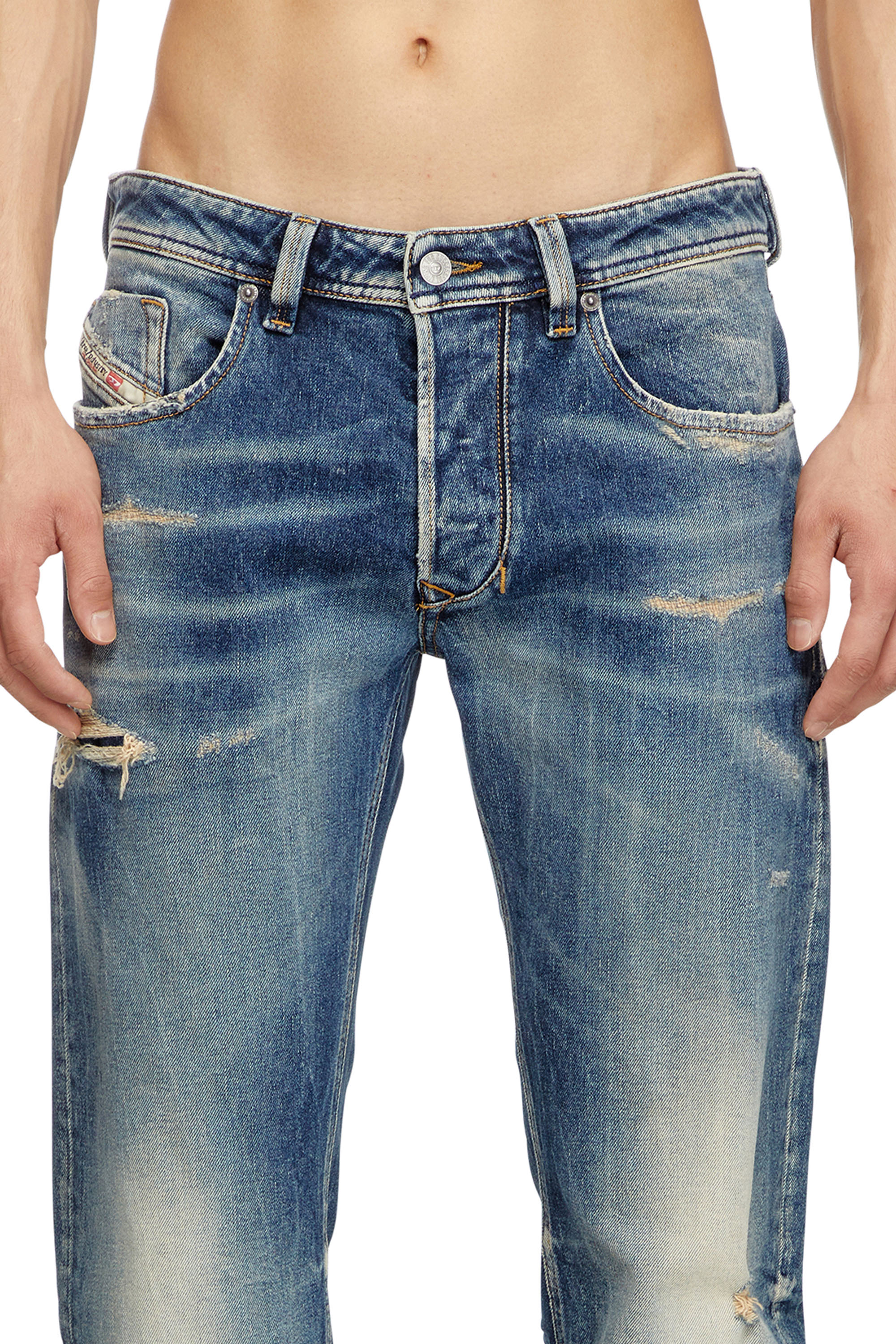 Diesel - Regular Jeans 1985 Larkee 007Y6 Homme, Bleu Foncé - Image 5