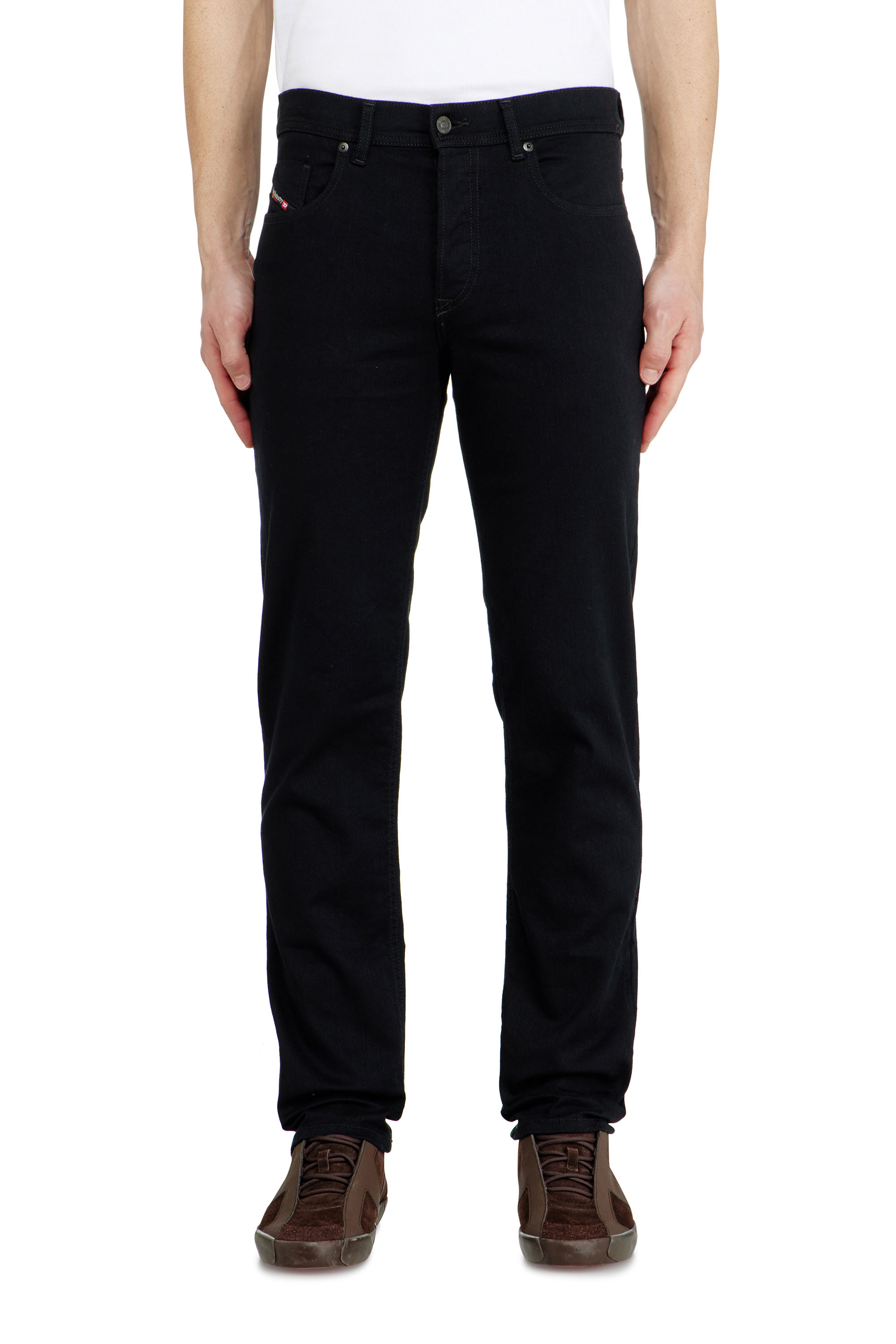 Diesel - Regular Jeans 2023 D-Finitive 069YP Homme, Noir/Gris fonc&eacute; - Image 4